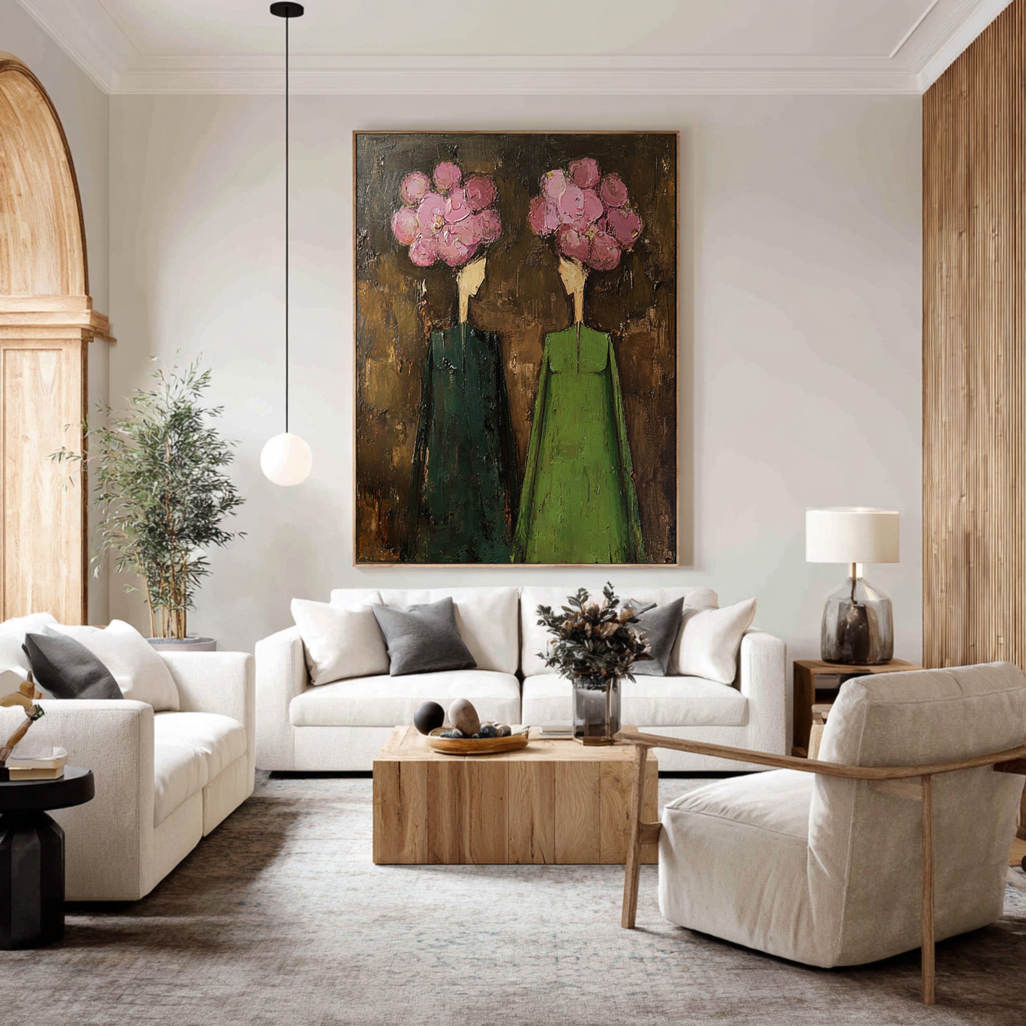 Abstract Figurative Oil Painting on Canvas #CZ 041