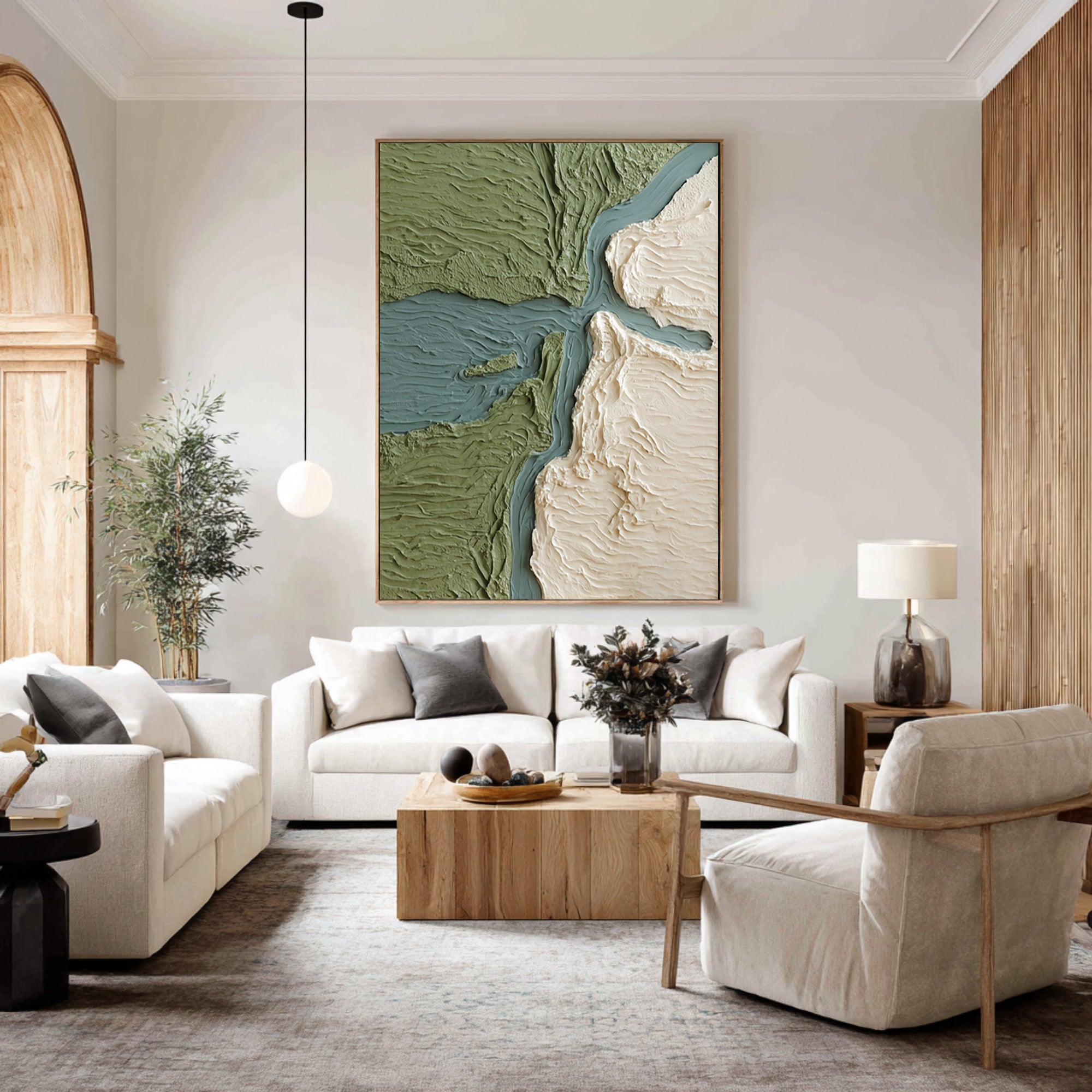 Depth Large Green Texture #CZ 025