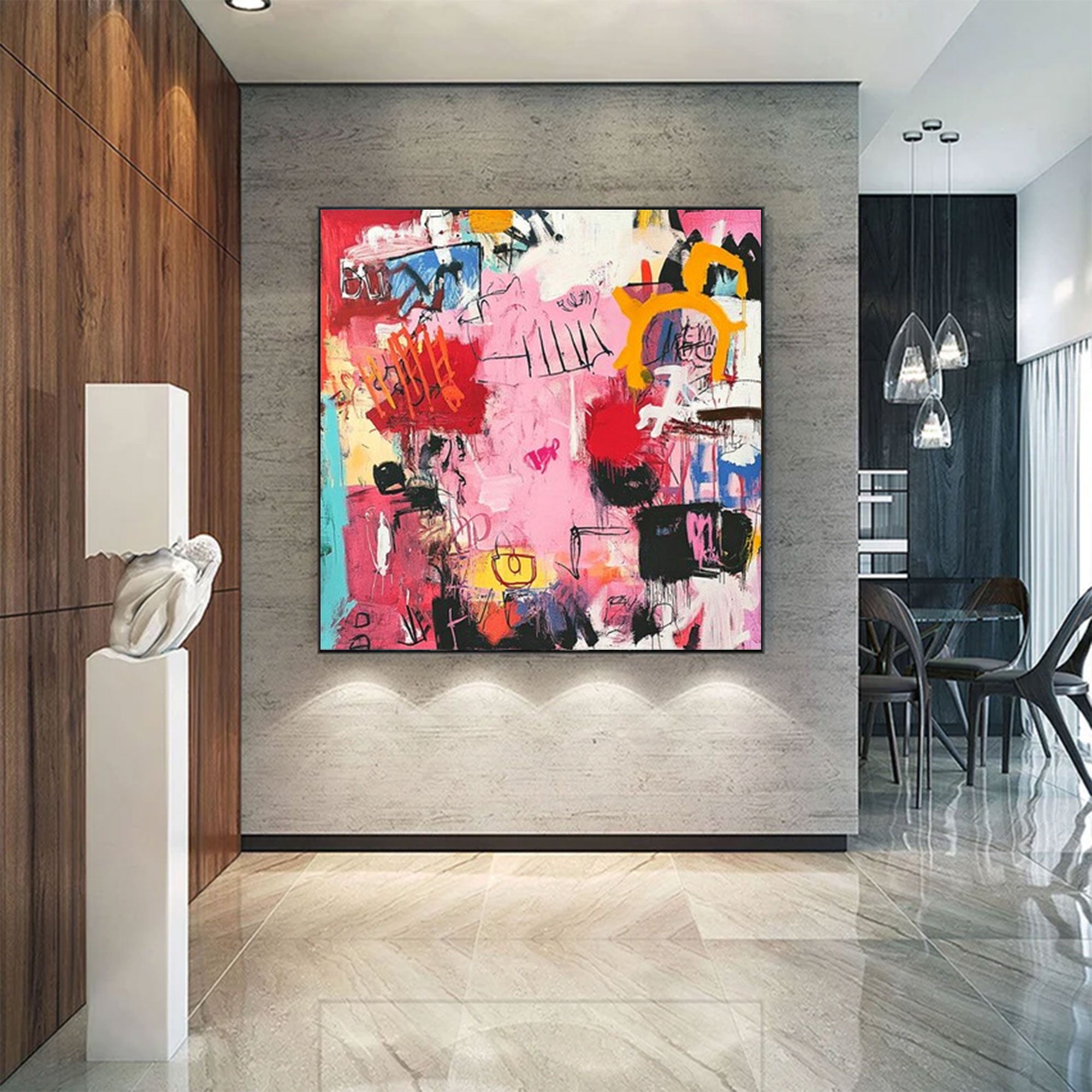 Abstract Large Modern Painting | KeiraArt #AG 161