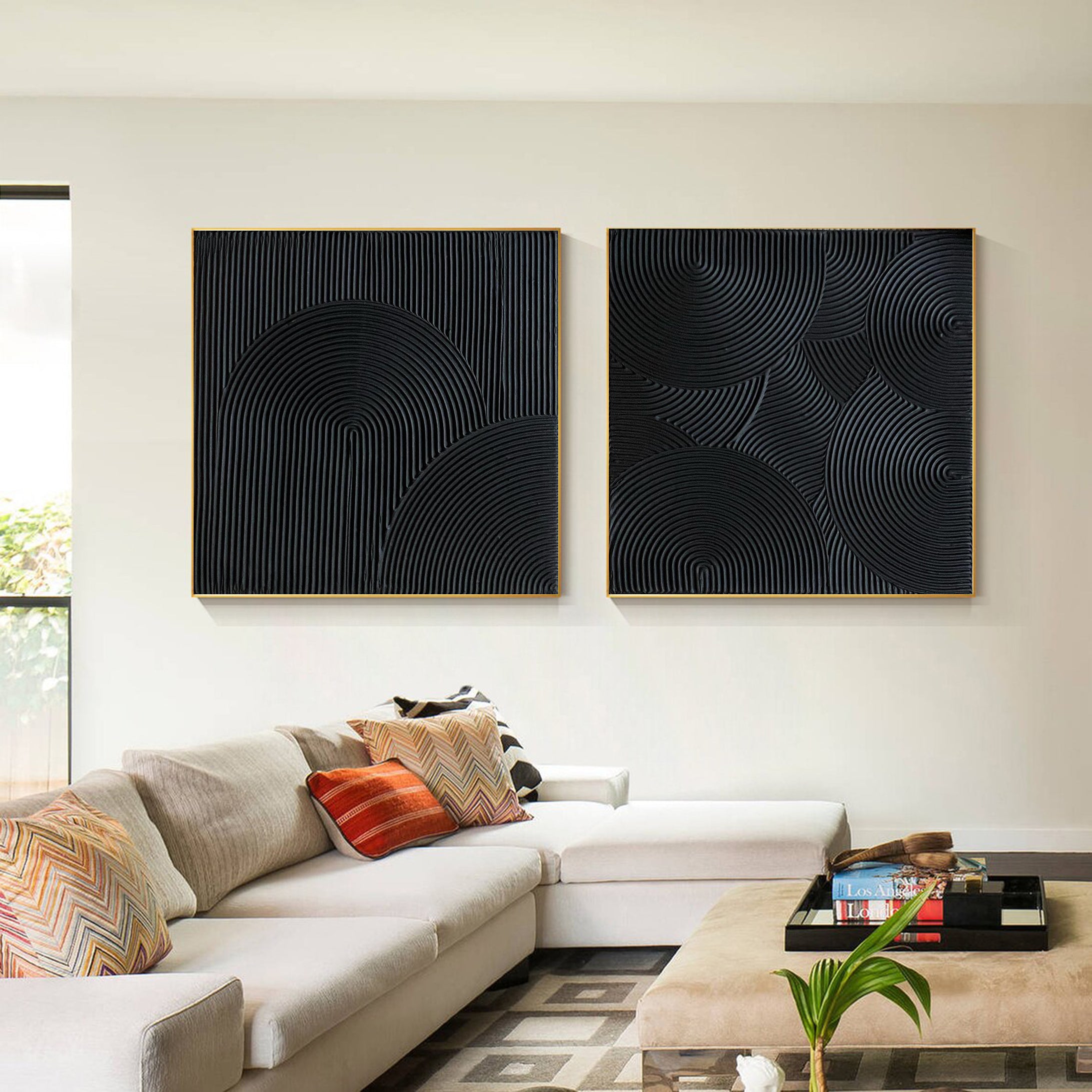 Modern Minimalist Art Set Of 2 #MMAS 015