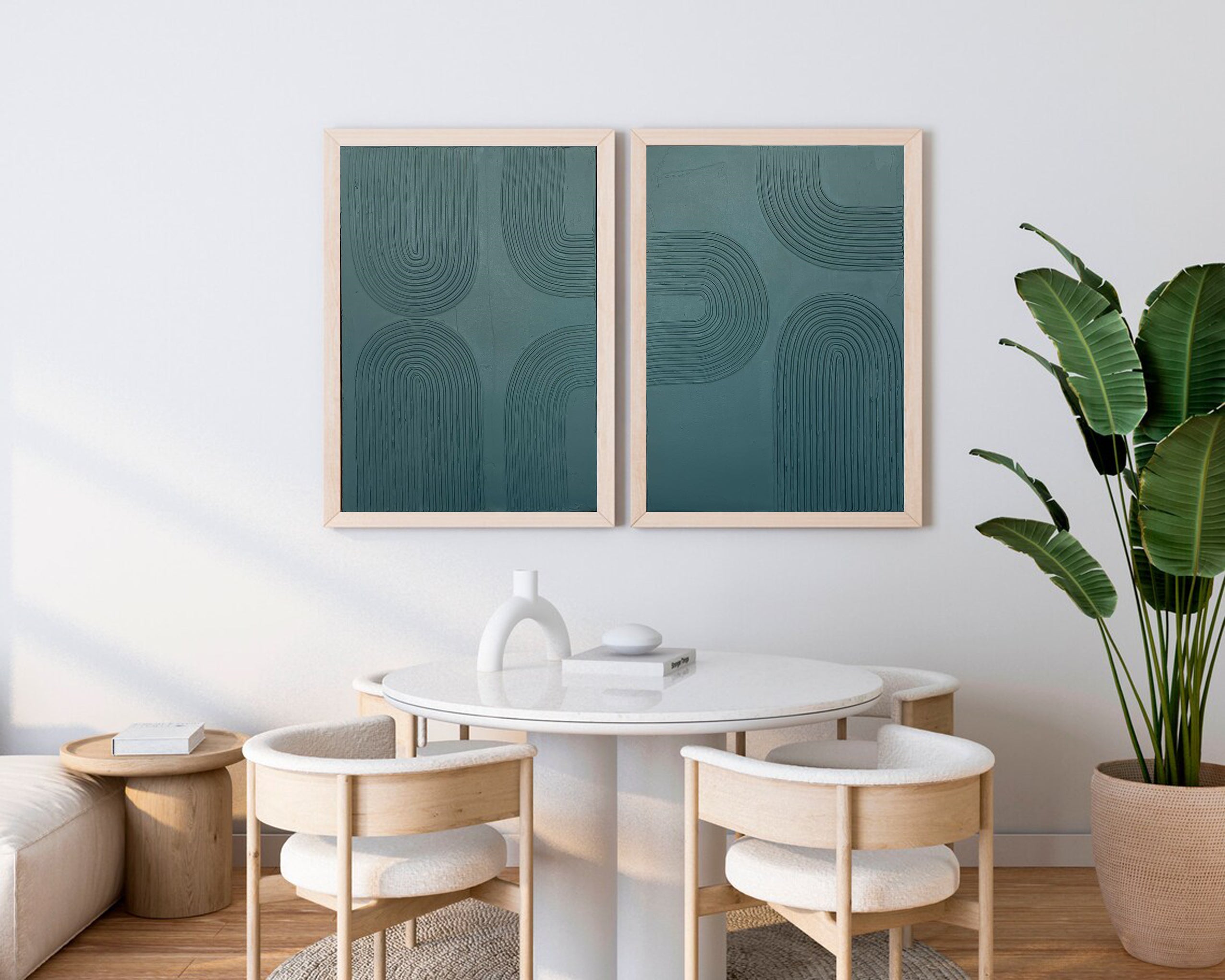 Modern Minimalist Art Set Of 2 #MMAS 007