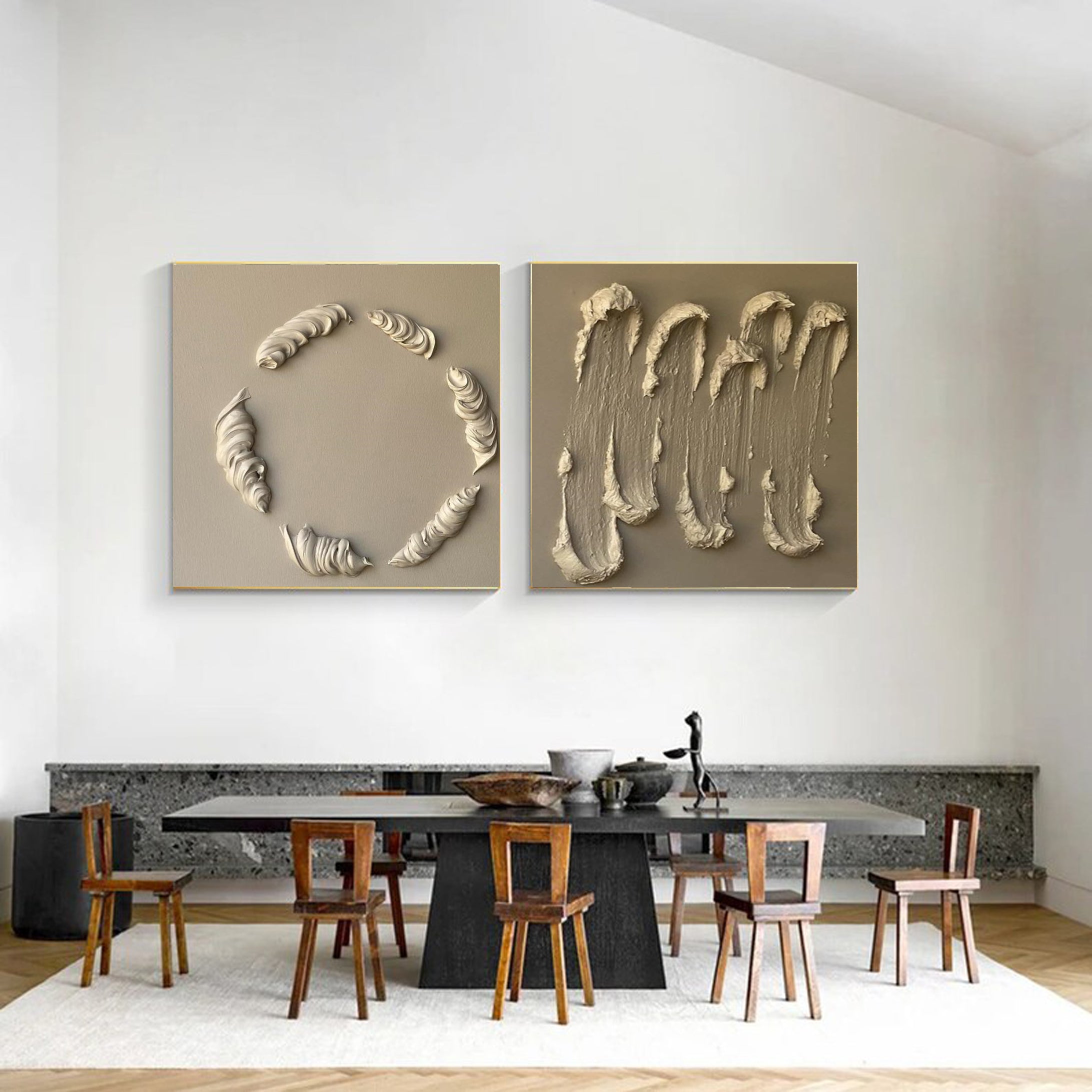 Modern Minimalist Art Set Of 2 #MMAS 010