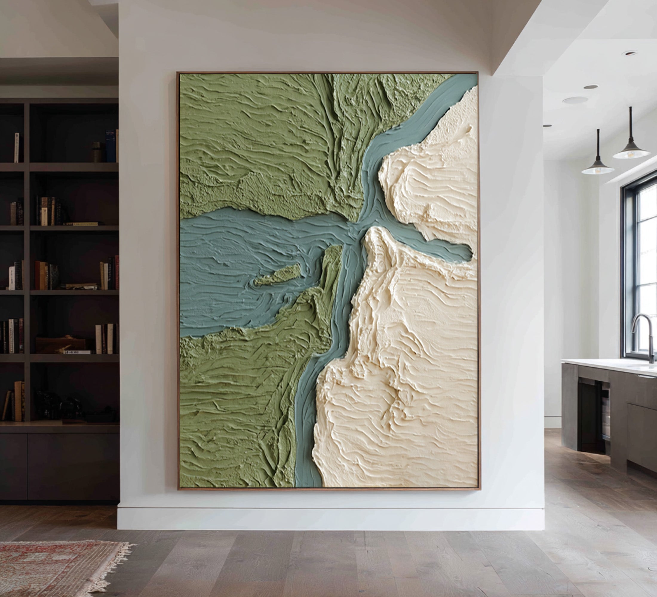 Depth Large Green Texture #CZ 025