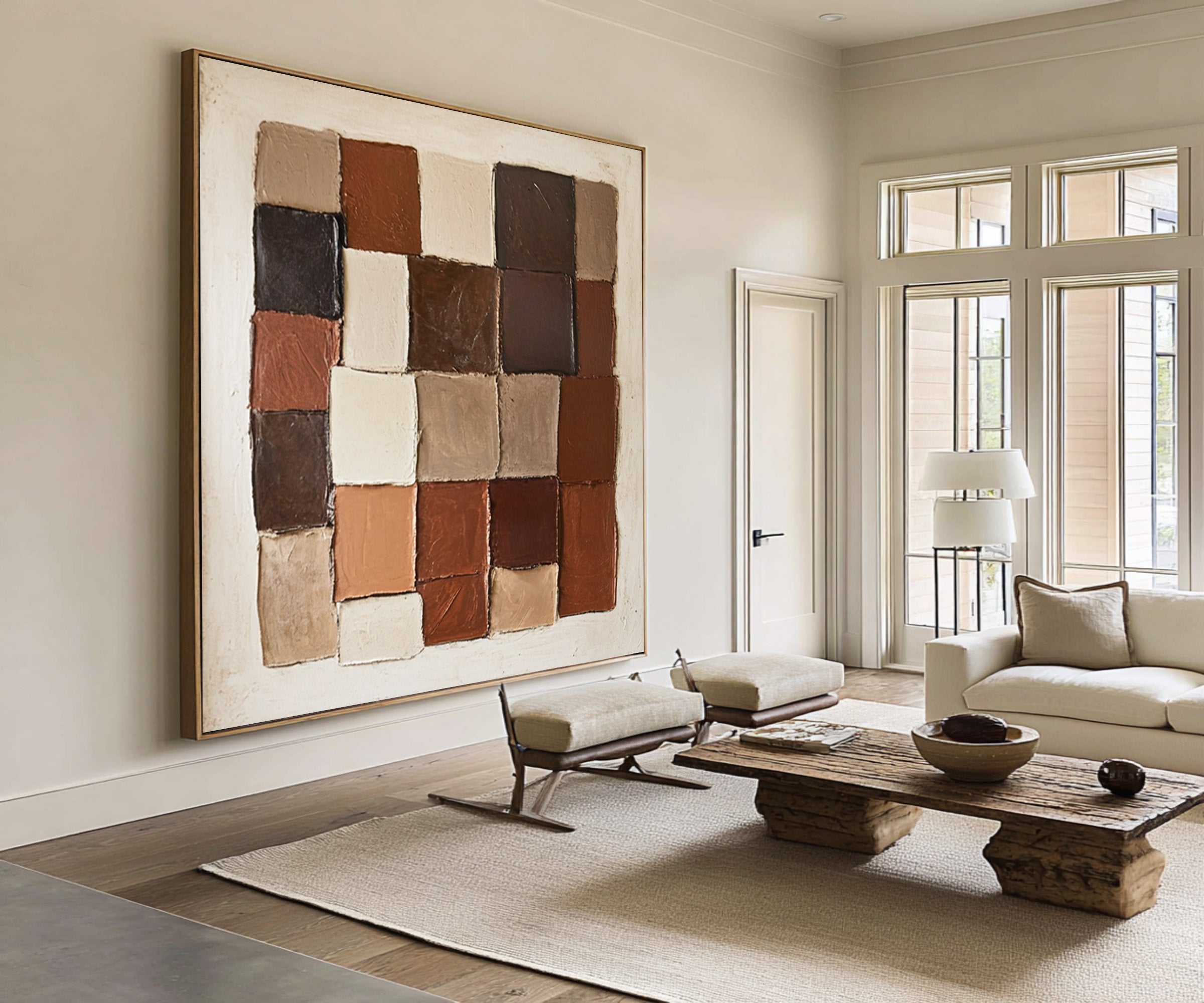 Large Modern Tiled Art | KeiraArt #CZ 007