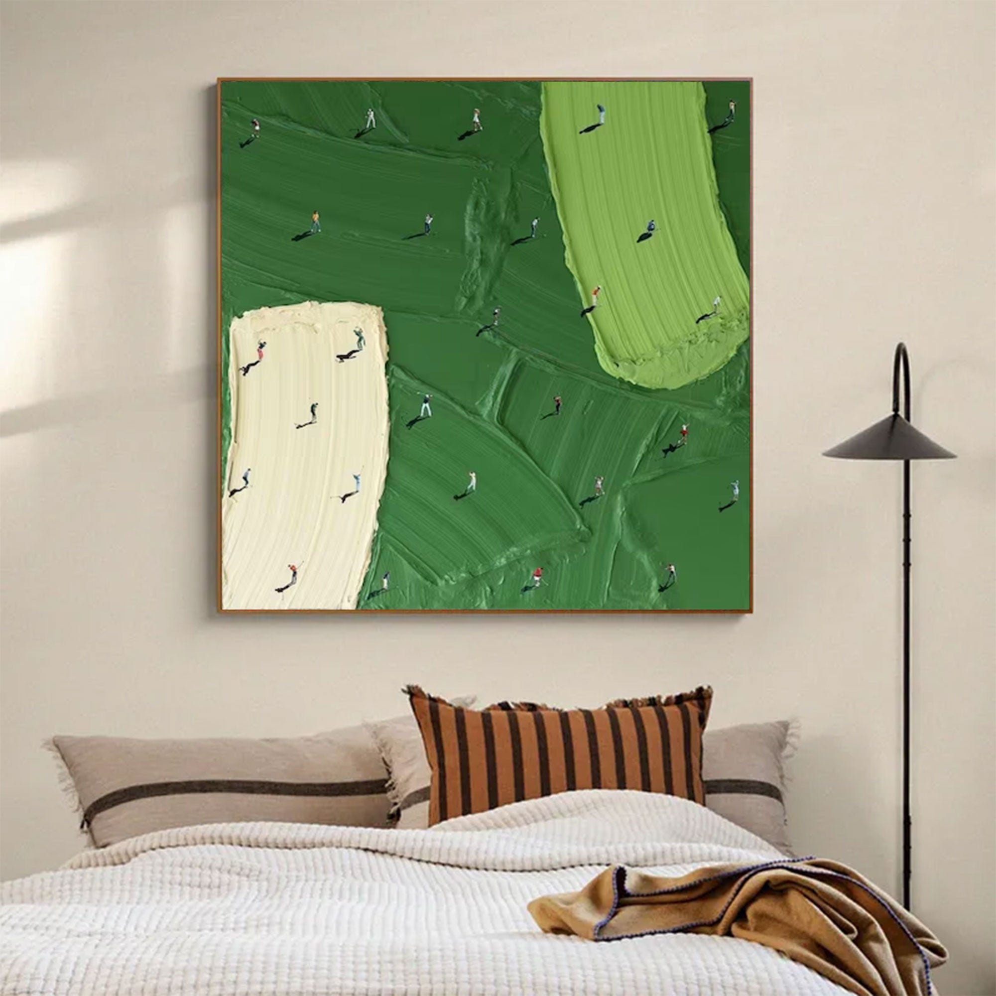 Large Abstract Field Painting | KeiraArt #AG 162