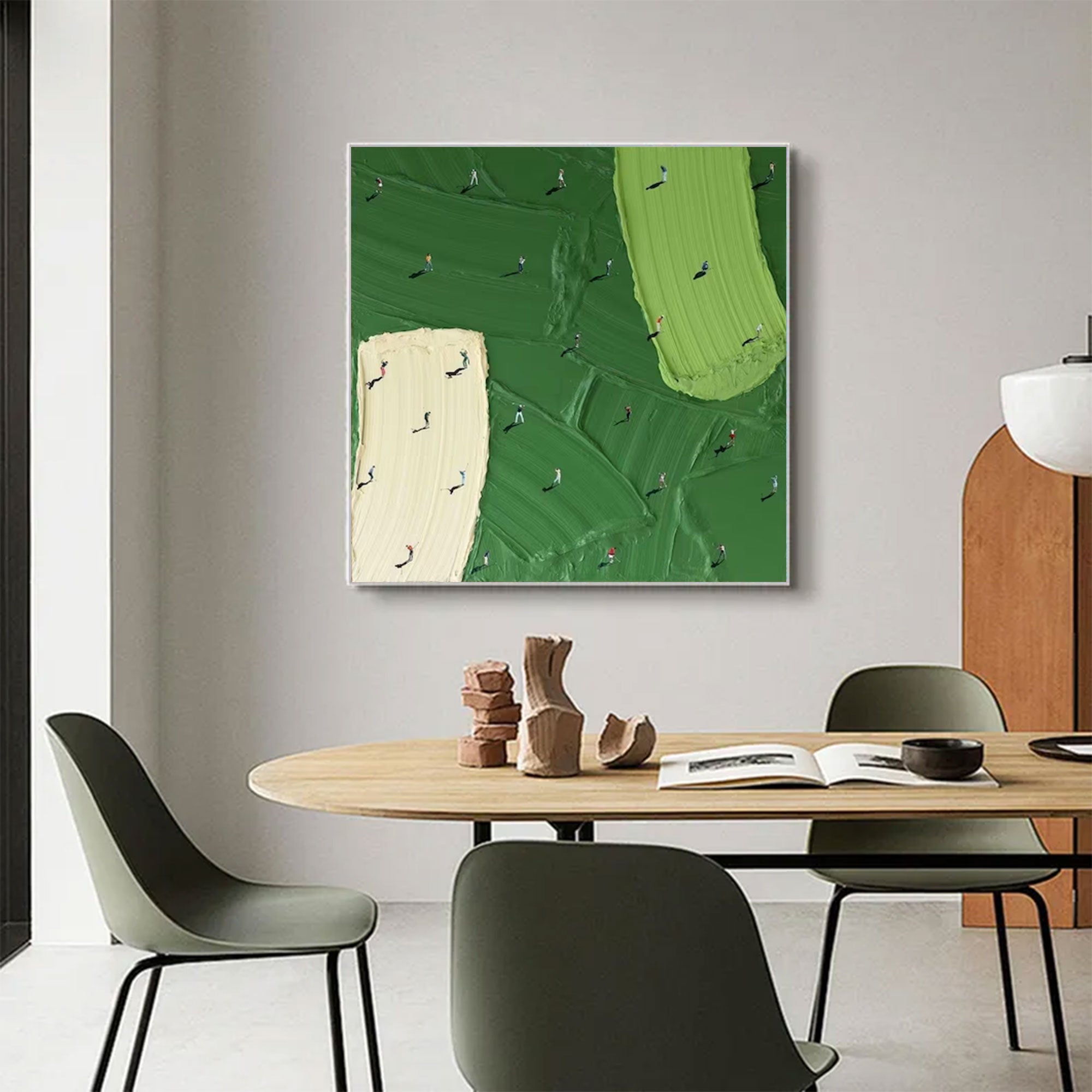 Large Abstract Field Painting | KeiraArt #AG 162