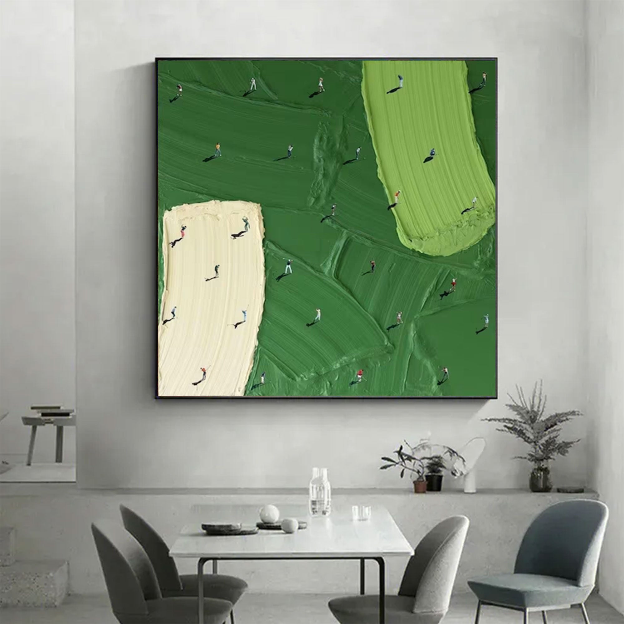 Large Abstract Field Painting | KeiraArt #AG 162