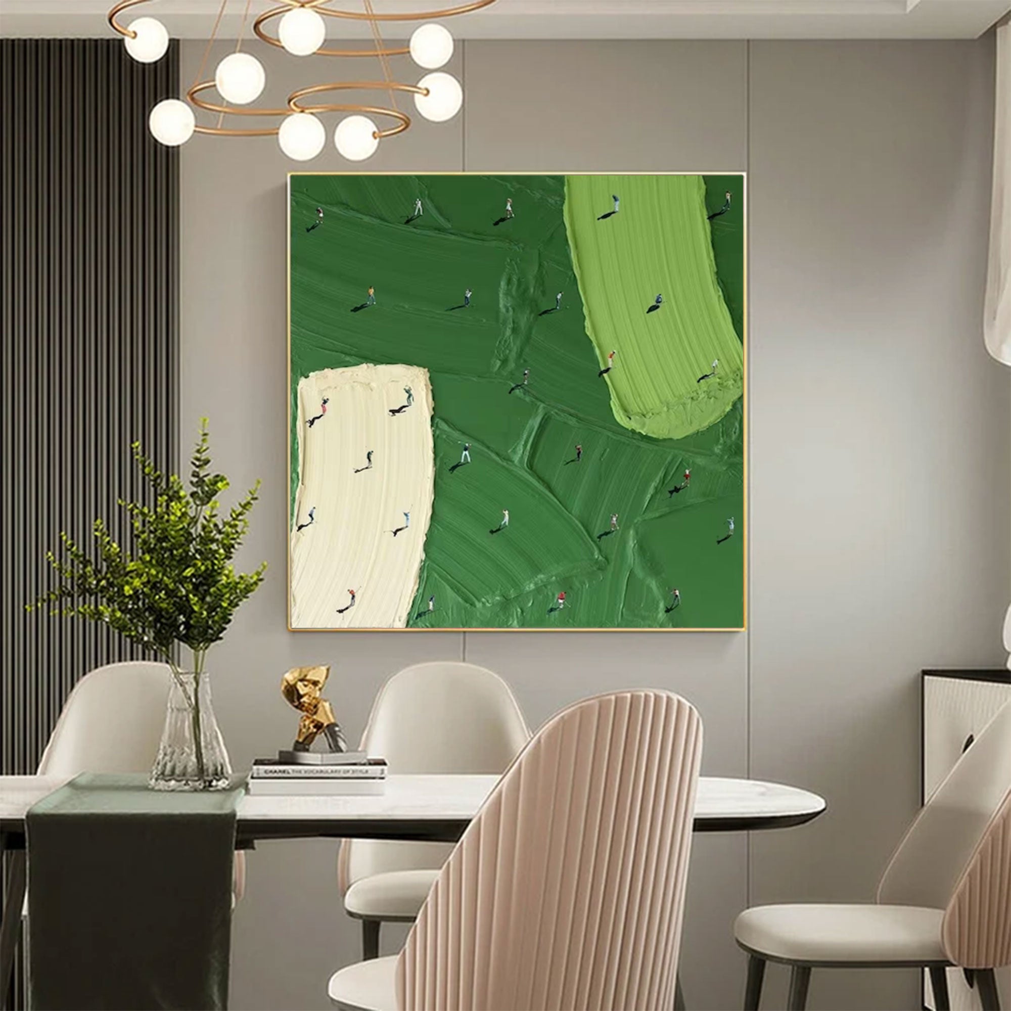 Large Abstract Field Painting | KeiraArt #AG 162