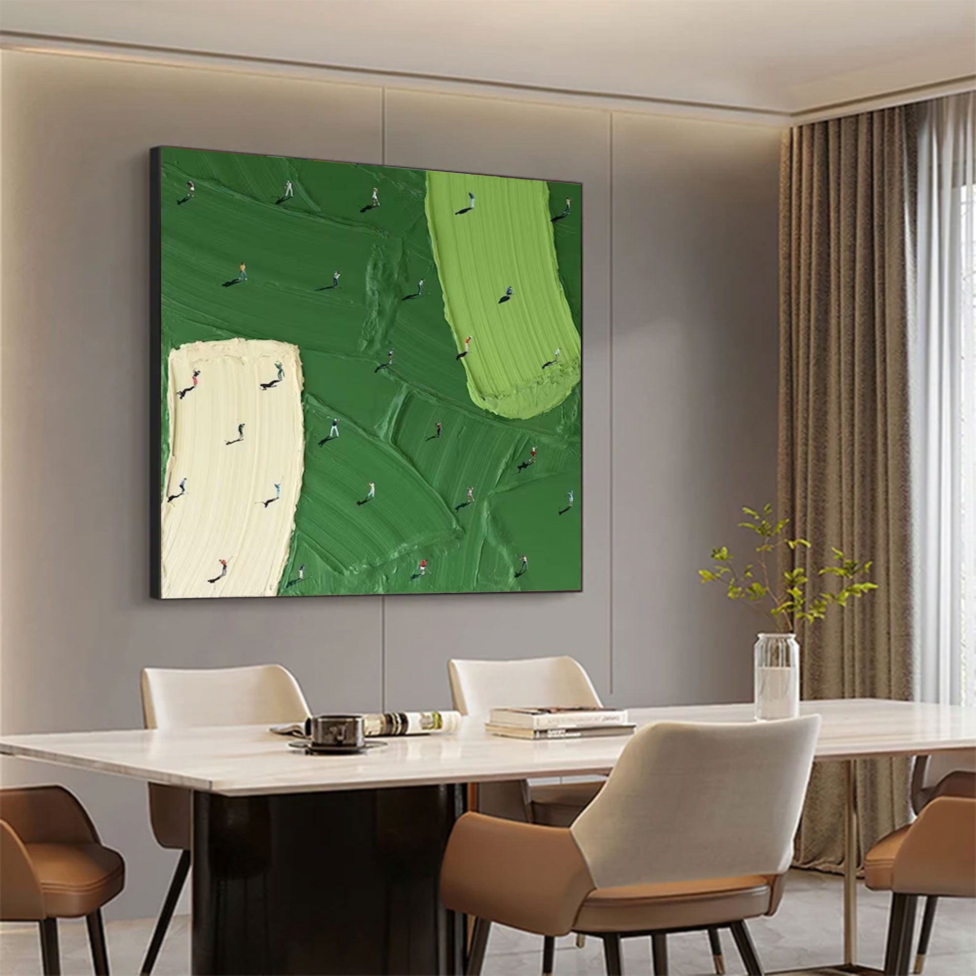 Large Abstract Field Painting | KeiraArt #AG 162