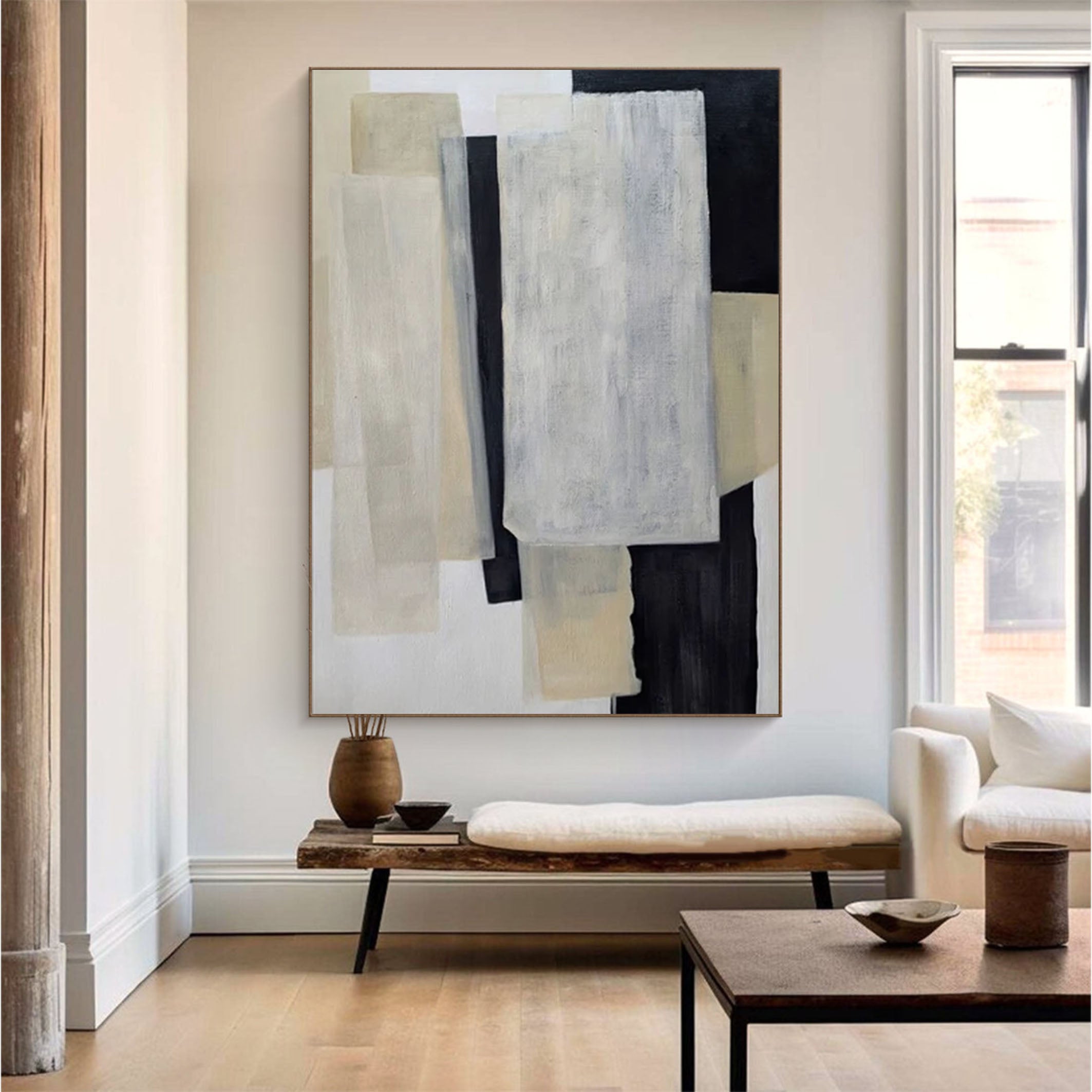 Minimalist Abstract Art Wabi Sabi Canvas for Modern Home Decor #MMA 177