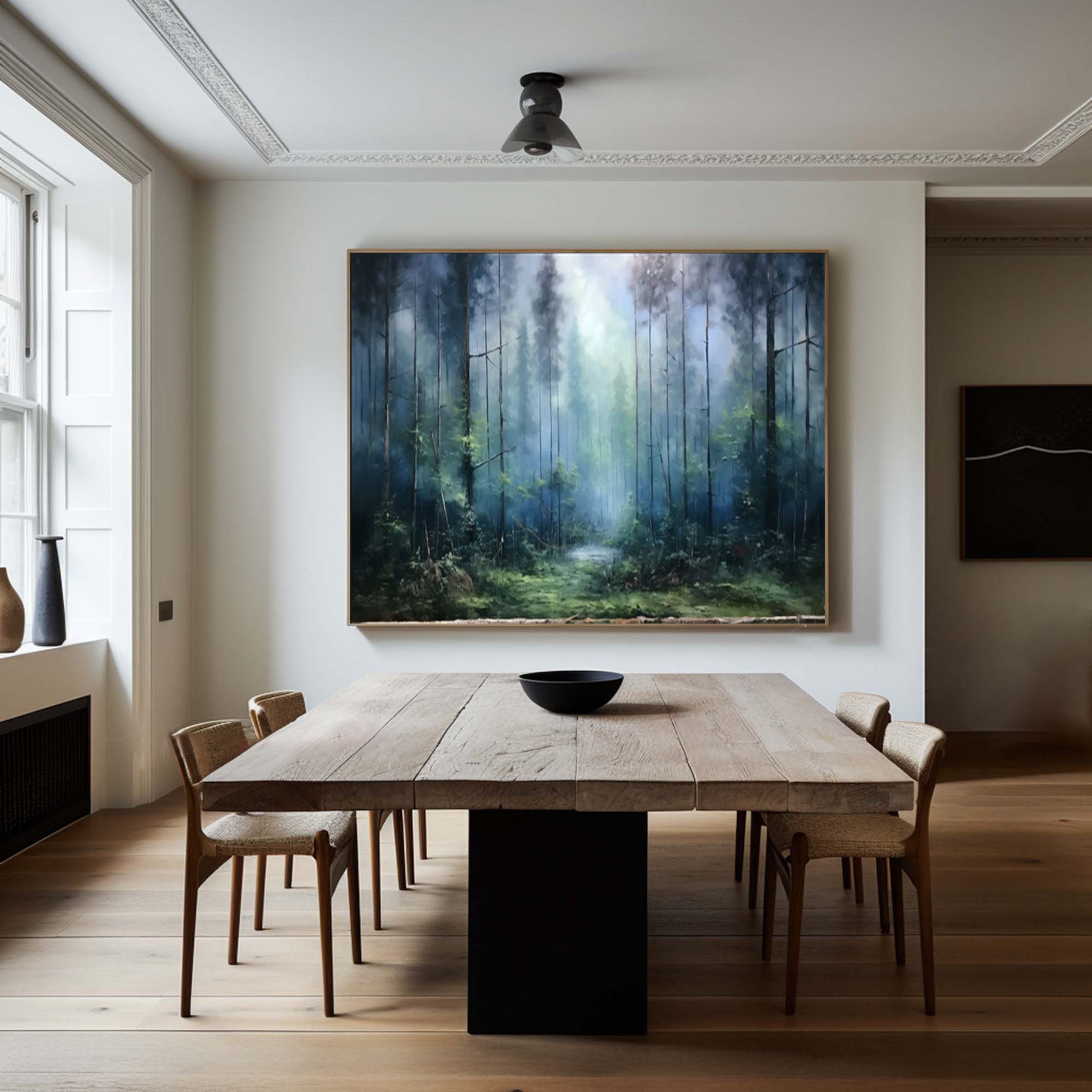 Enchanted Forest Mystical Landscape Canvas Art #FT 054