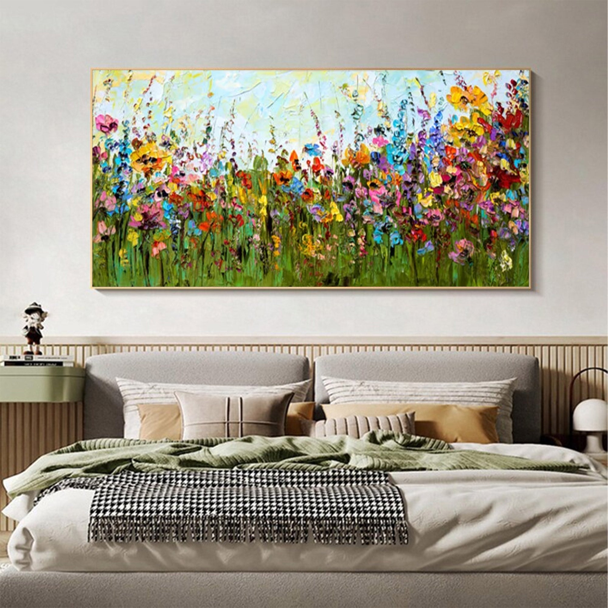 Large Wildflower Field Painting | KeirarArt #AG 155