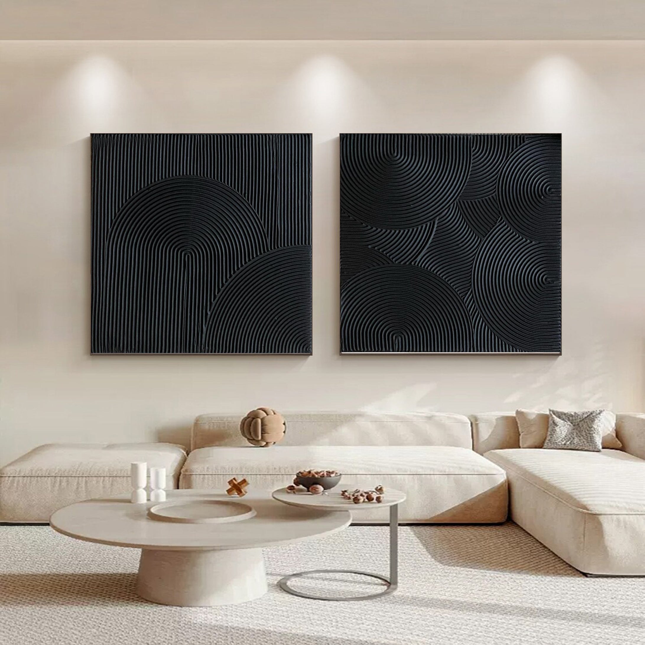 Modern Minimalist Art Set Of 2 #MMAS 015