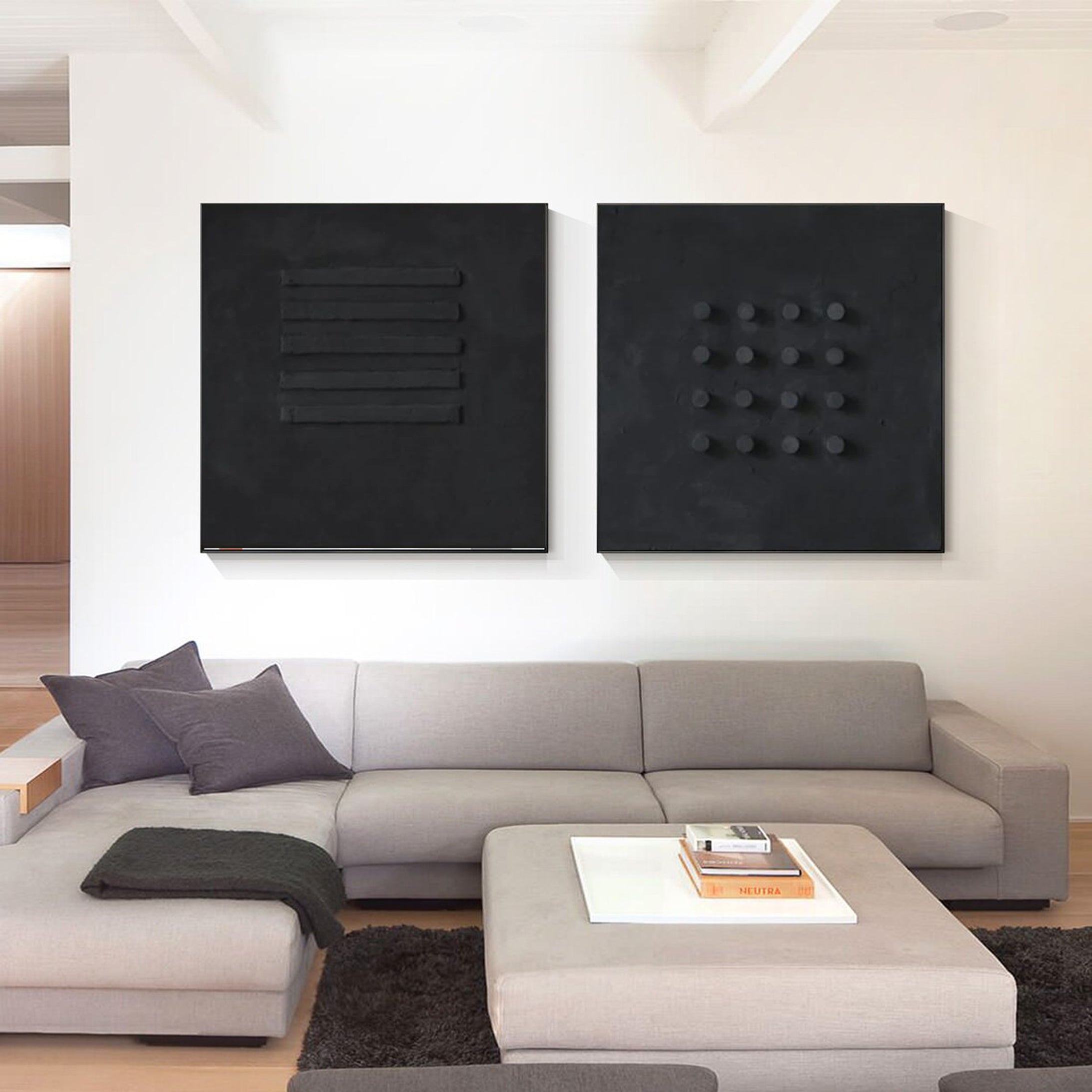 Modern Minimalist Art Set Of 2 #MMAS 008