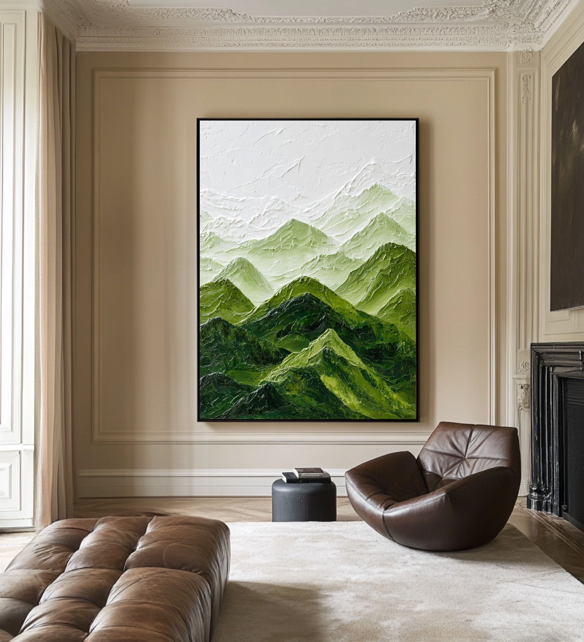 Large Sculptural Mountain Art | KeiraArt #CZ 005