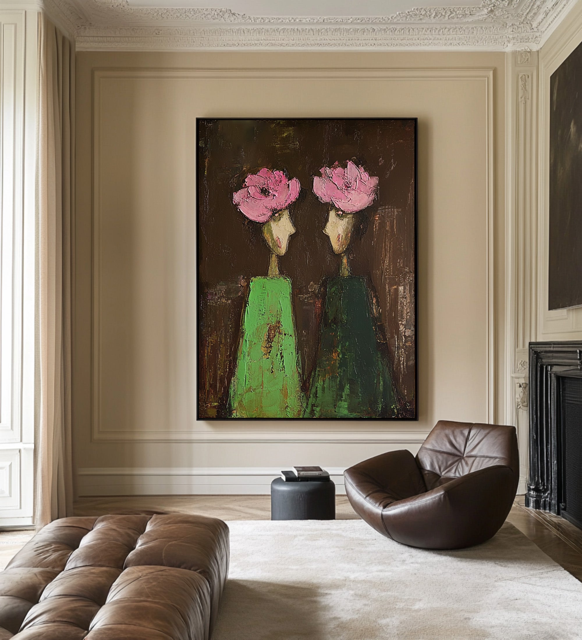 Modern Figurative Oil Painting #CZ 043