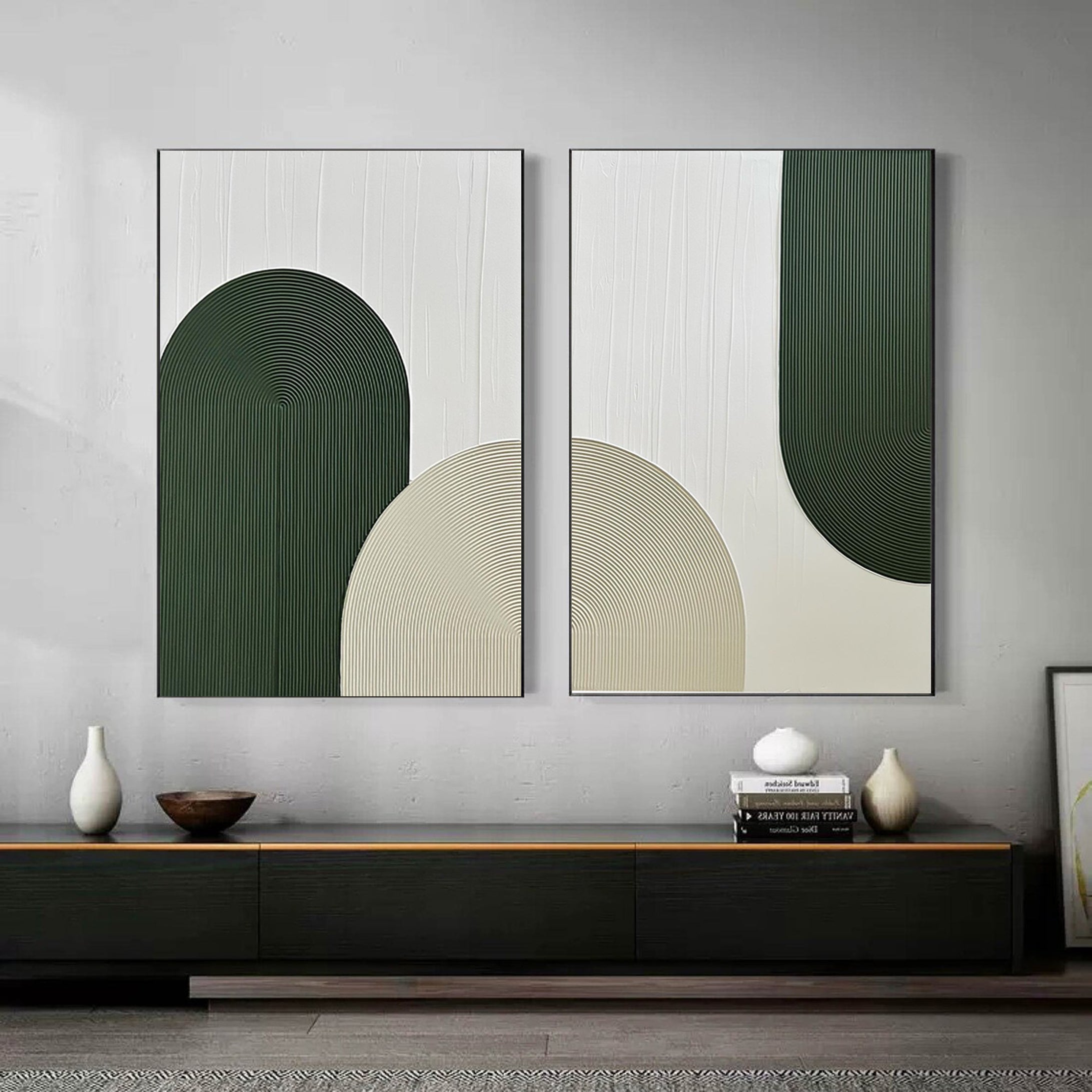 Modern Minimalist Art Set Of 2 #MMAS 045