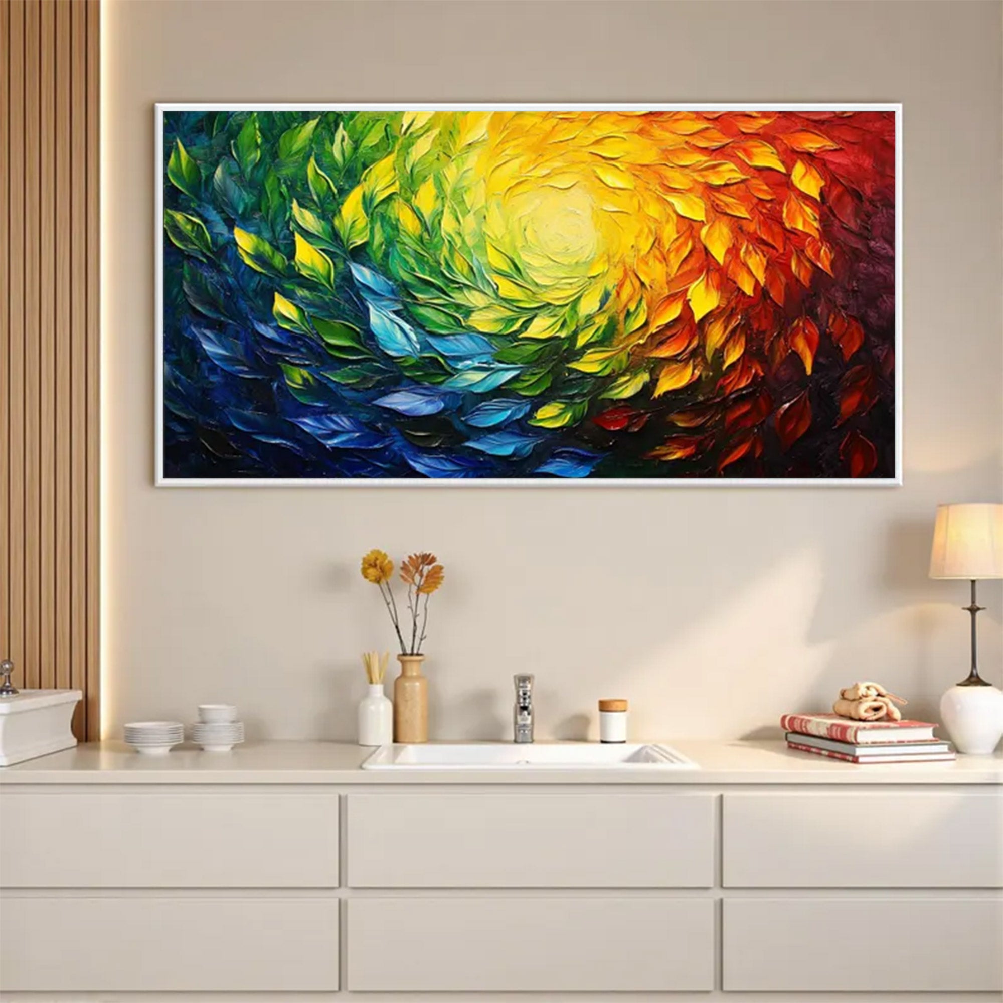 Large Abstract Swirl Painting | KeirarArt #AG 156