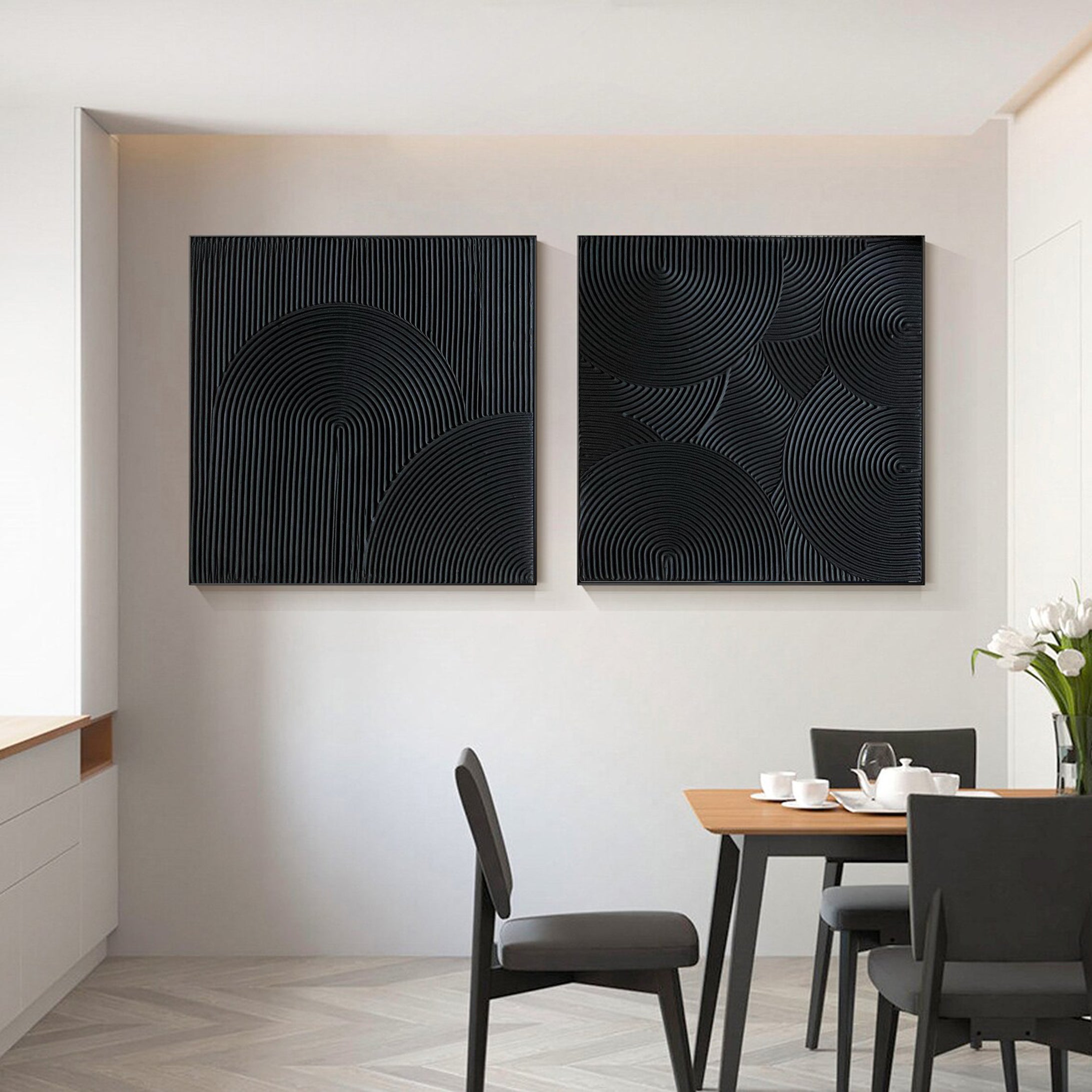 Modern Minimalist Art Set Of 2 #MMAS 015