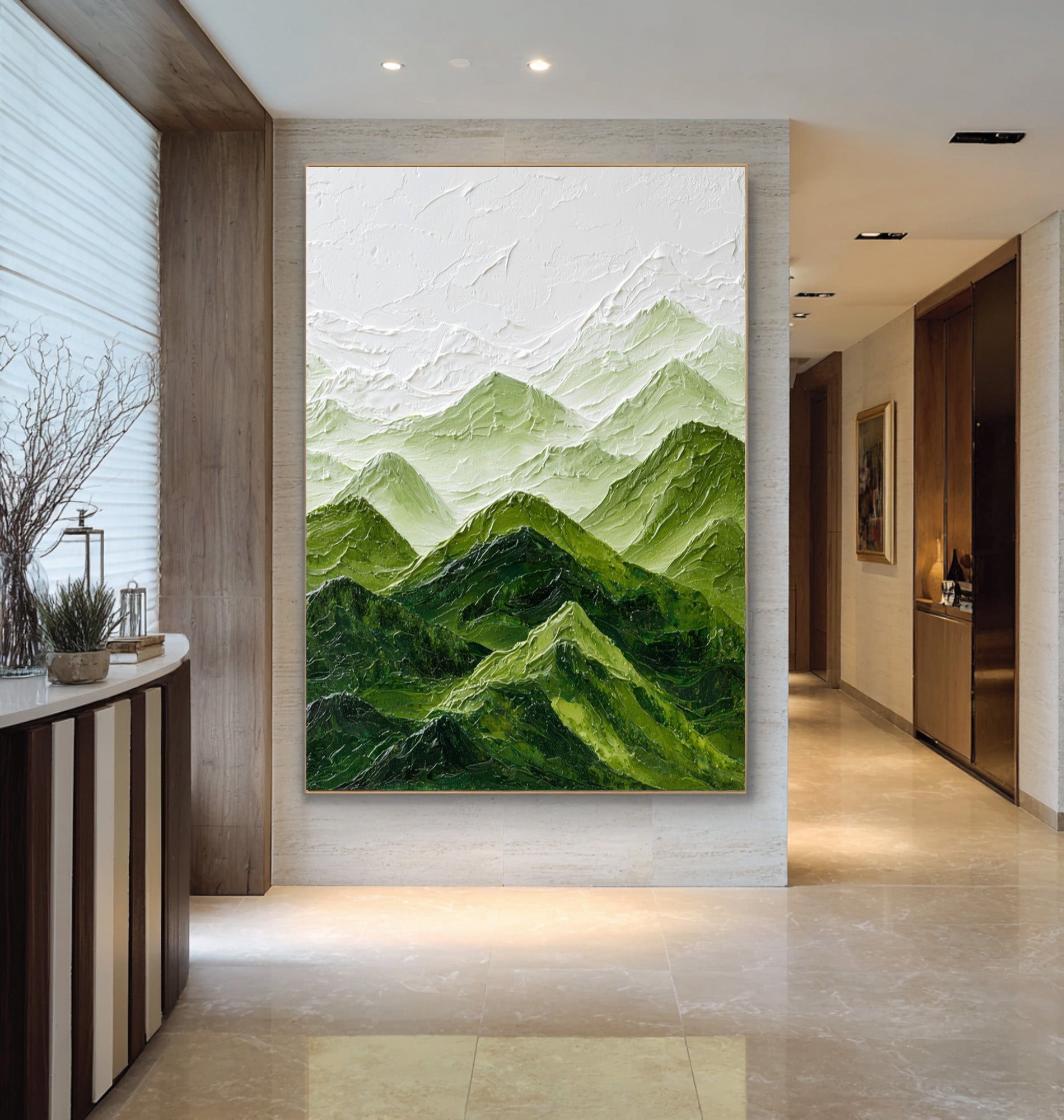 Large Sculptural Mountain Art | KeiraArt #CZ 005