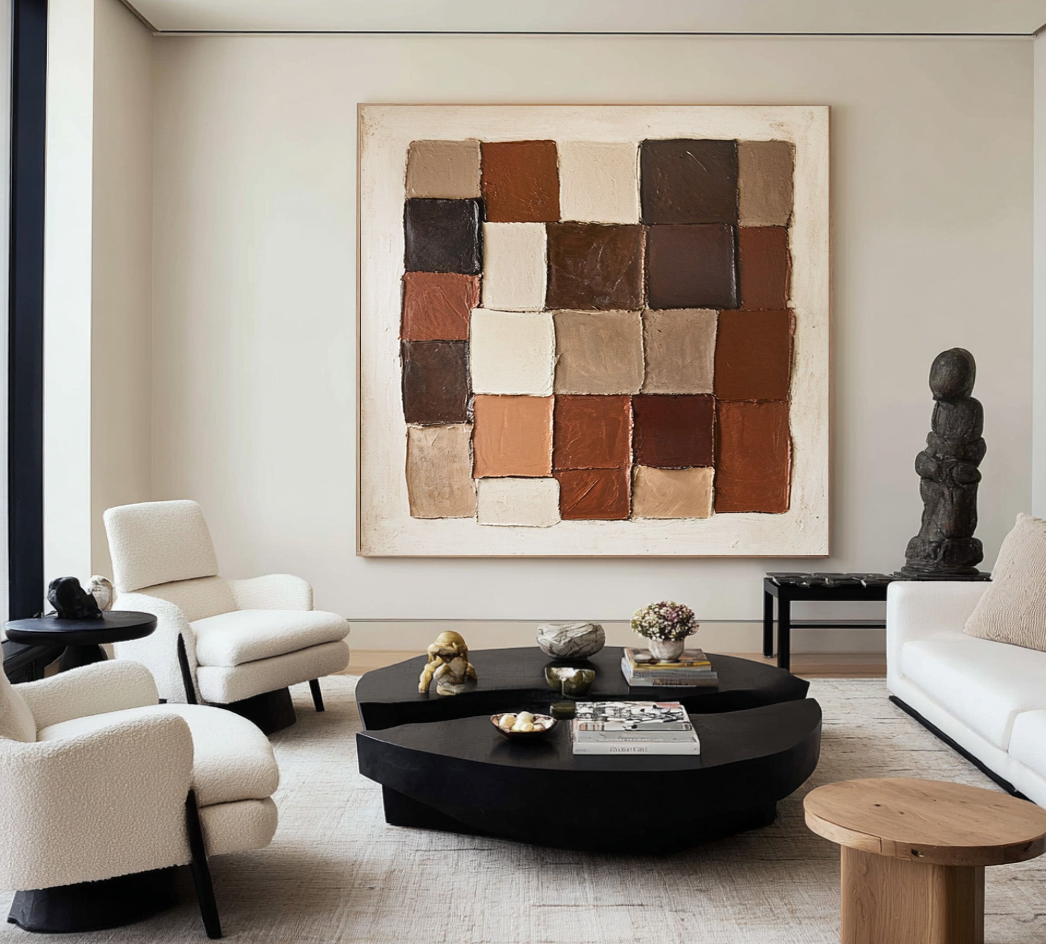 Large Modern Tiled Art | KeiraArt #CZ 007