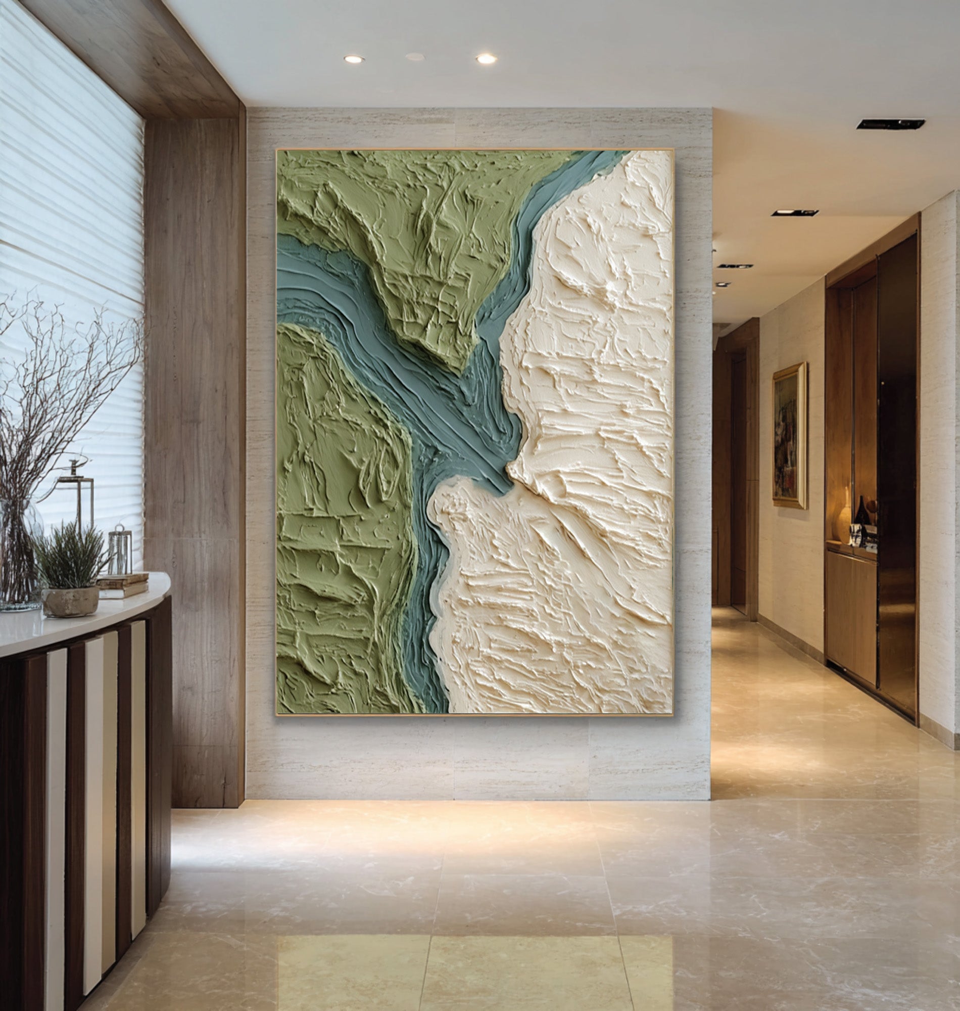 Vertical Large Statement Art | KeiraArt #CZ 024