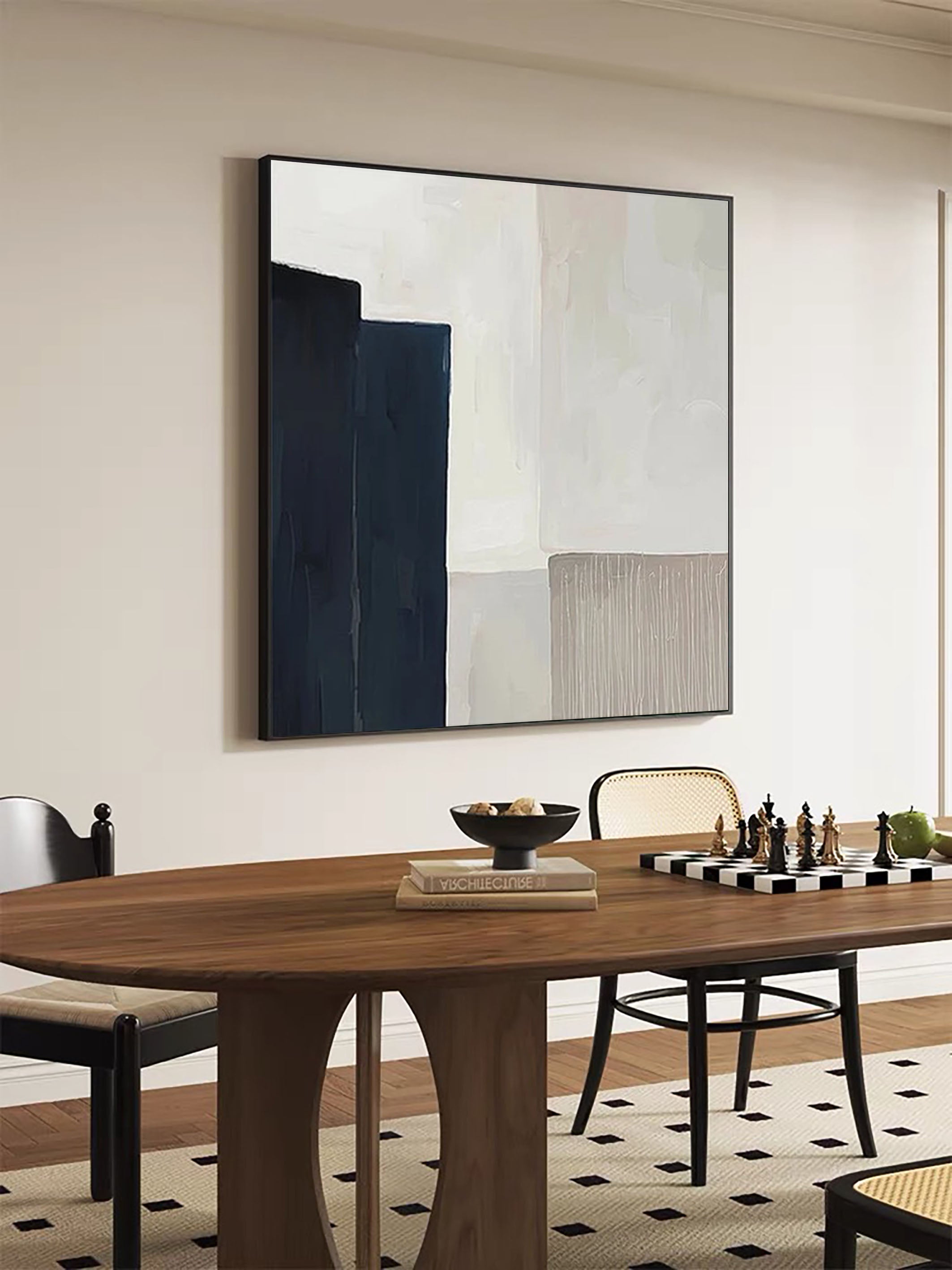 Large Minimalist Painting Geometric Art for Modern Spaces #AP 039