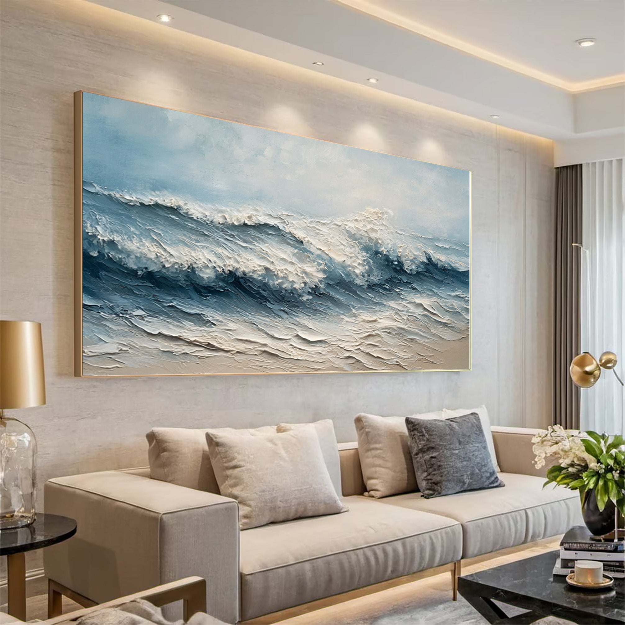 Contemporary 3D Wall Art with Rich Textures #AG 009