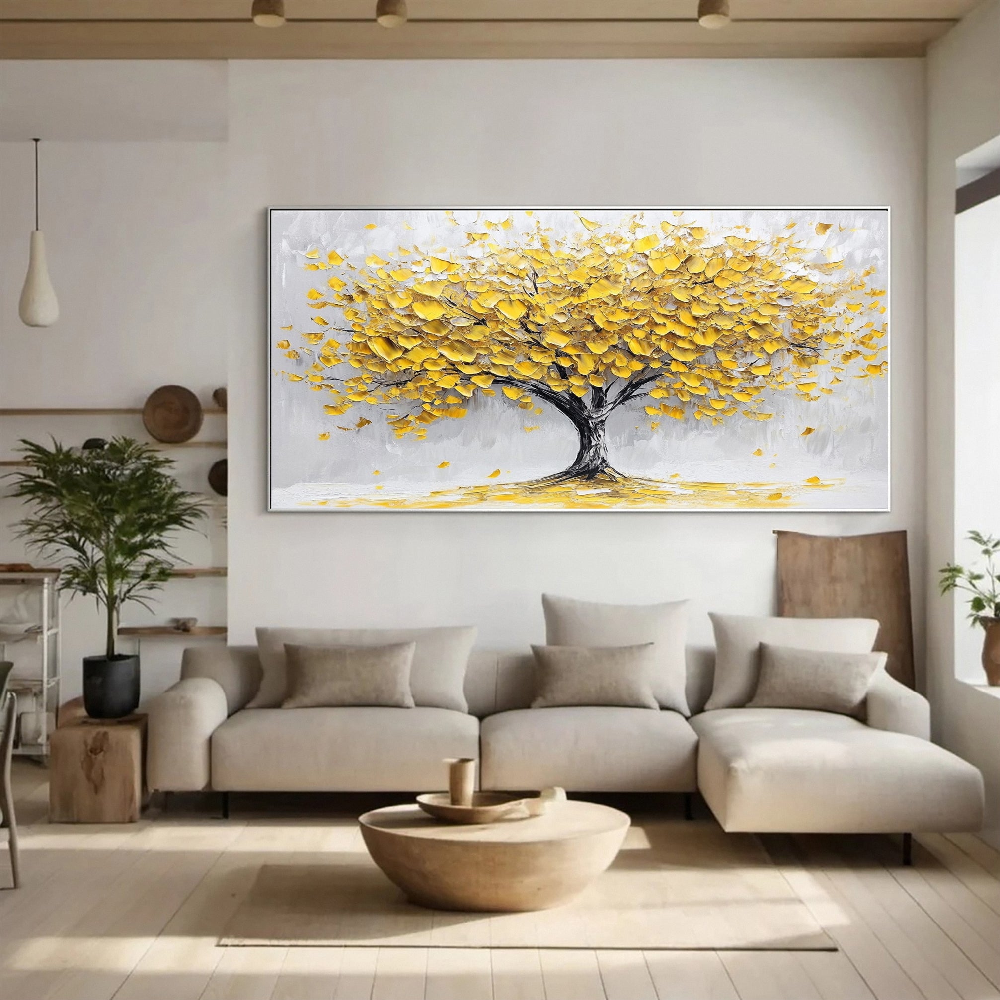 Modern Large Colorful Tree Wall Art #FT 032