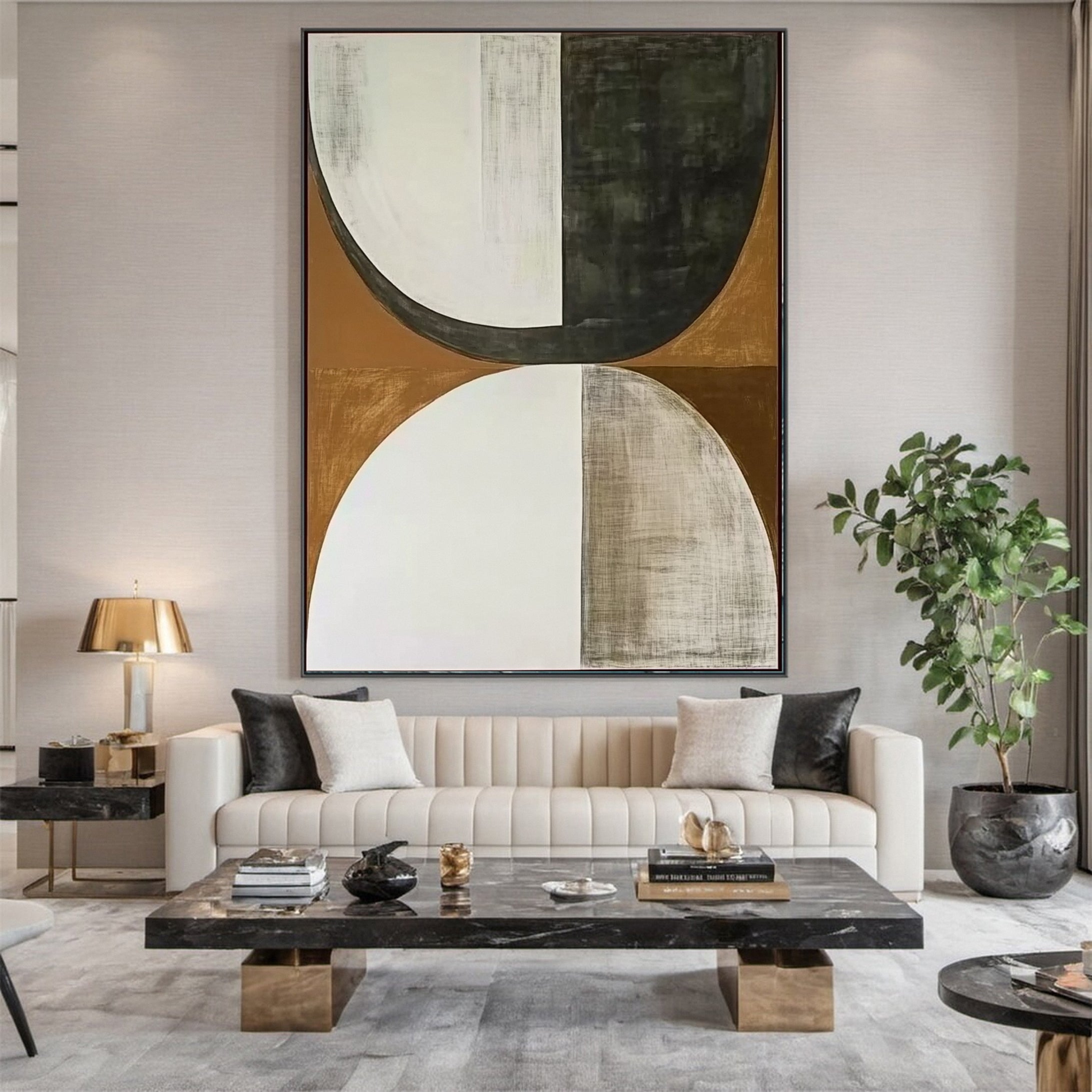 Modern Abstract Geometric Wabi Sabi Wall Art #MMA 141