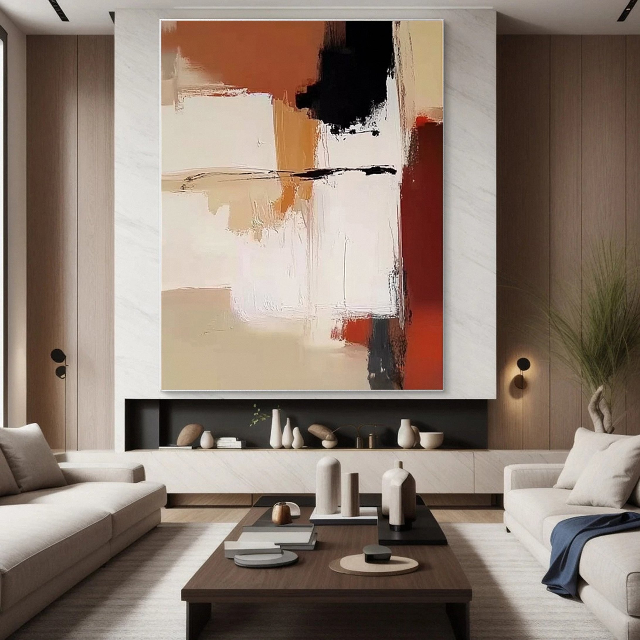 Chic Abstract Modern Artwork for Contemporary Homes #MCP 027