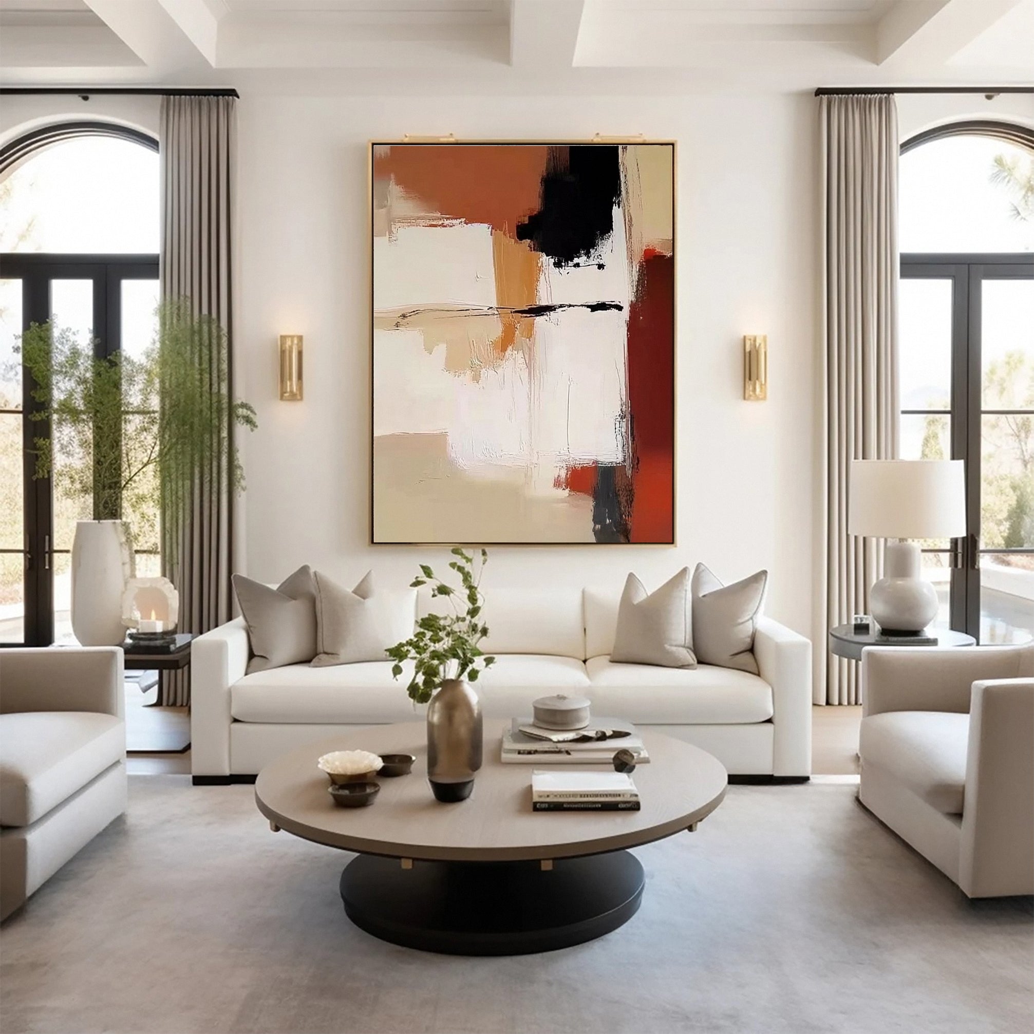 Chic Abstract Modern Artwork for Contemporary Homes #MCP 027