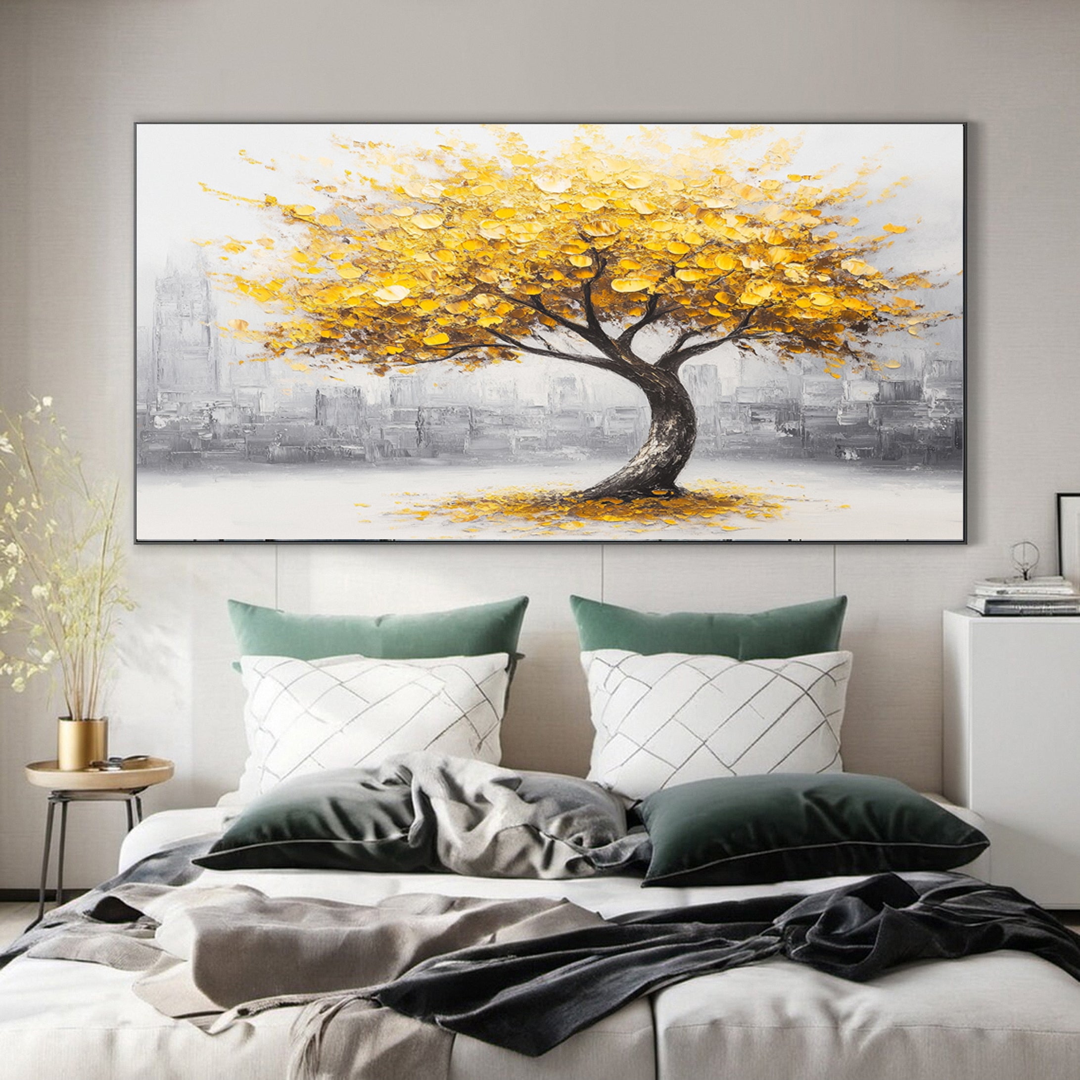 Modern Large Colorful Tree Wall Art #FT 033