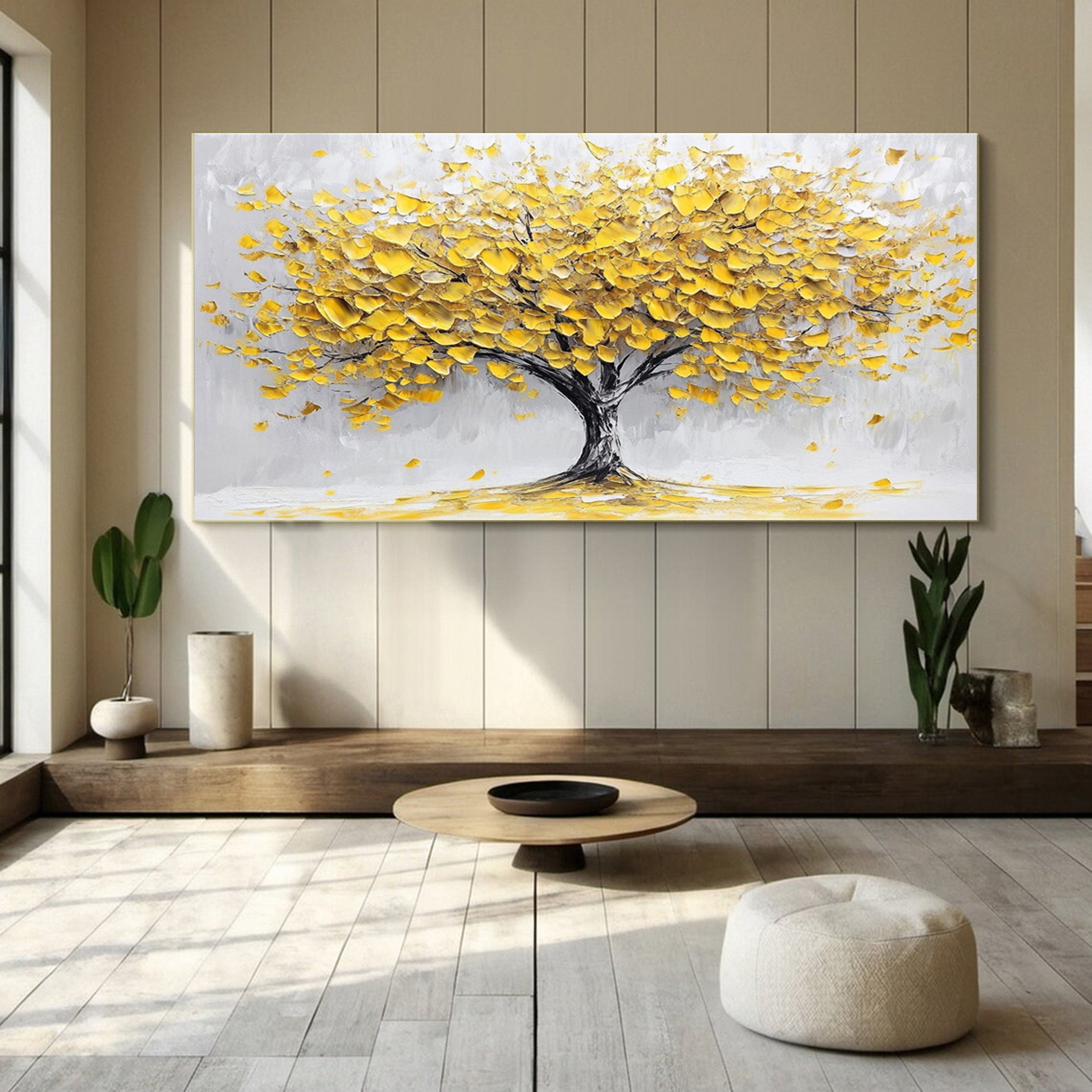 Modern Large Colorful Tree Wall Art #FT 032