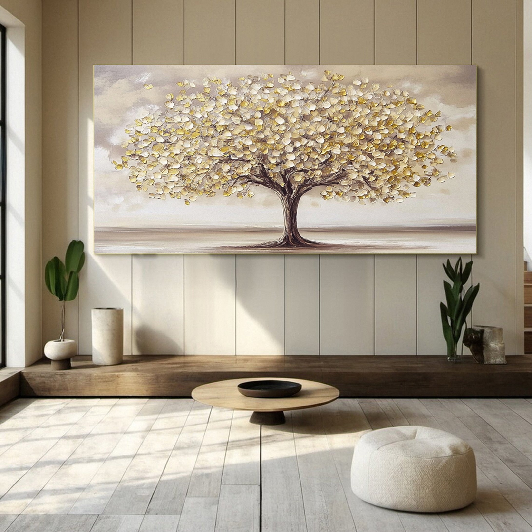 Modern Large Colorful Tree Wall Art #FT 031