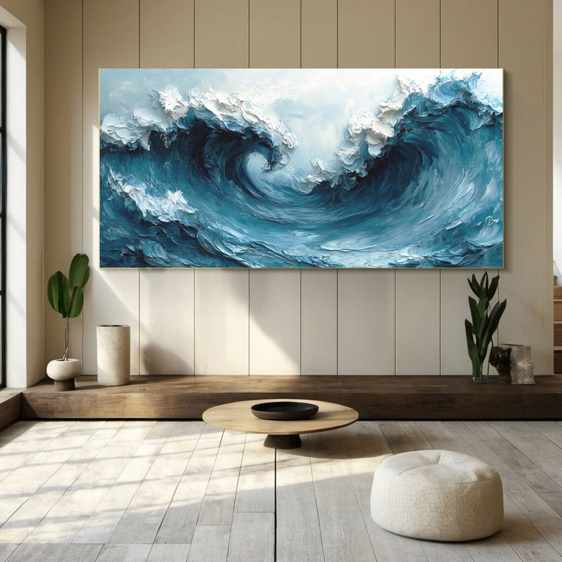 Maritime Energy: Dynamic Wave Art for Contemporary Spaces #OS 029