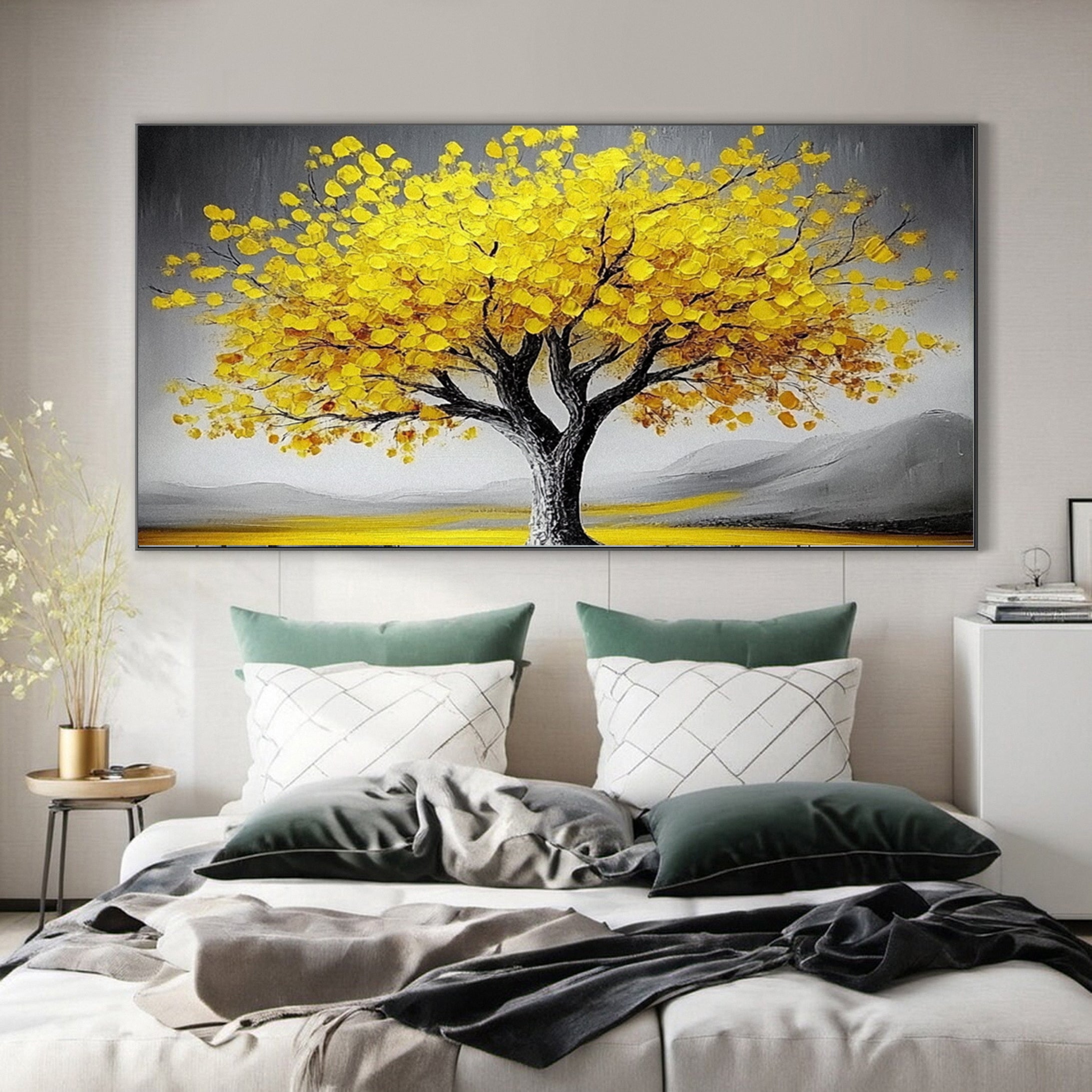 Modern Large Colorful Tree Wall Art #FT 029