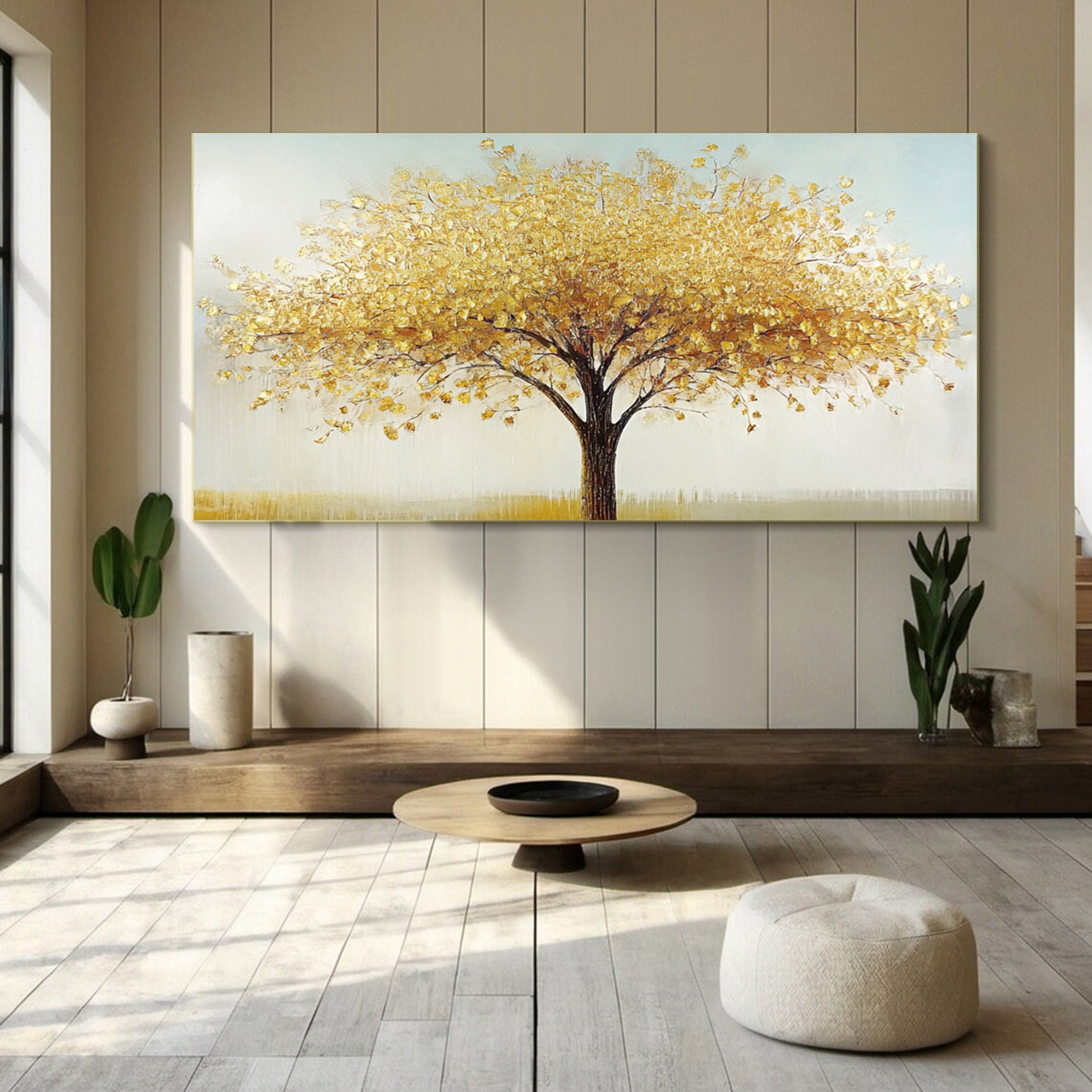 Modern Large Colorful Tree Wall Art #FT 030