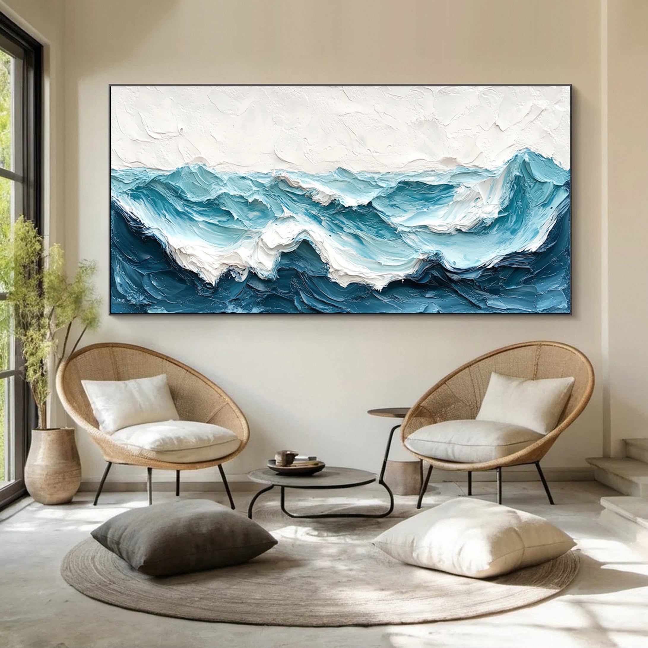 Maritime Energy: Dynamic Wave Art for Contemporary Spaces #OS 027