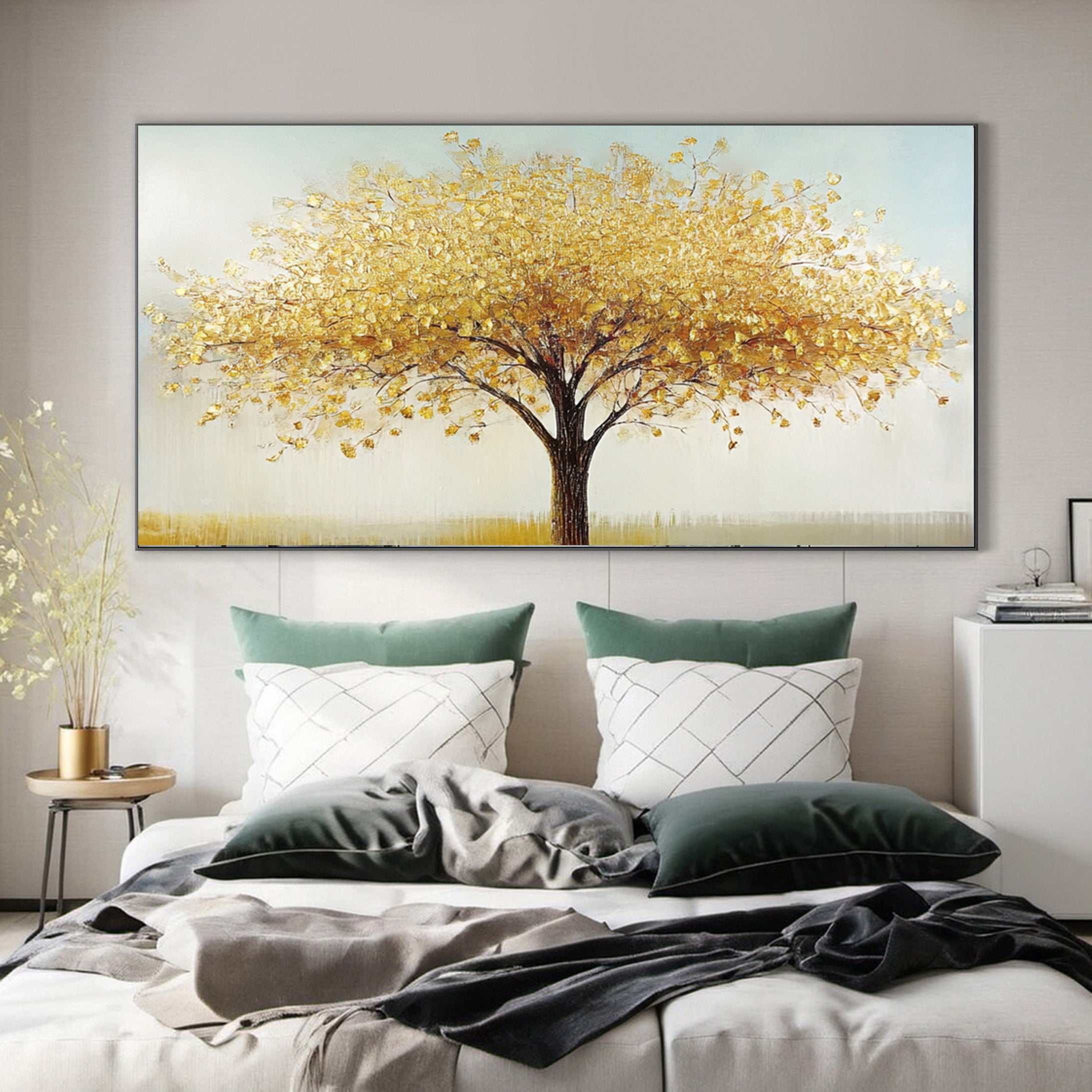 Modern Large Colorful Tree Wall Art #FT 030