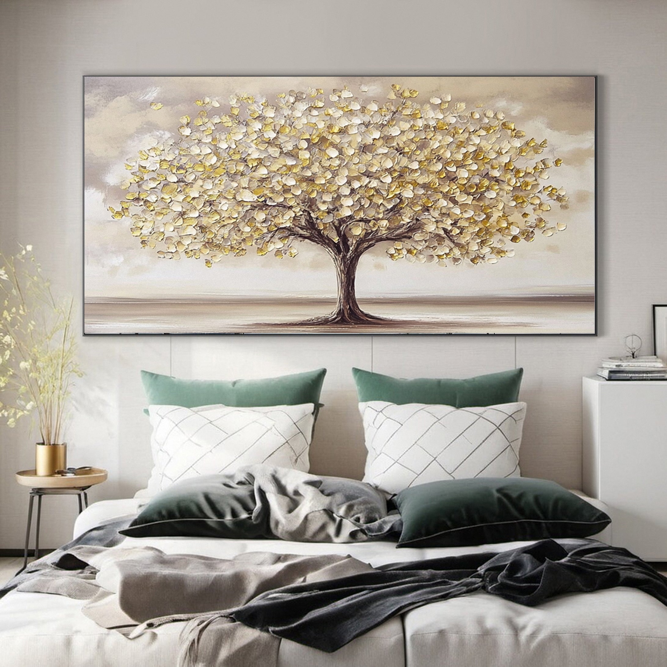 Modern Large Colorful Tree Wall Art #FT 031