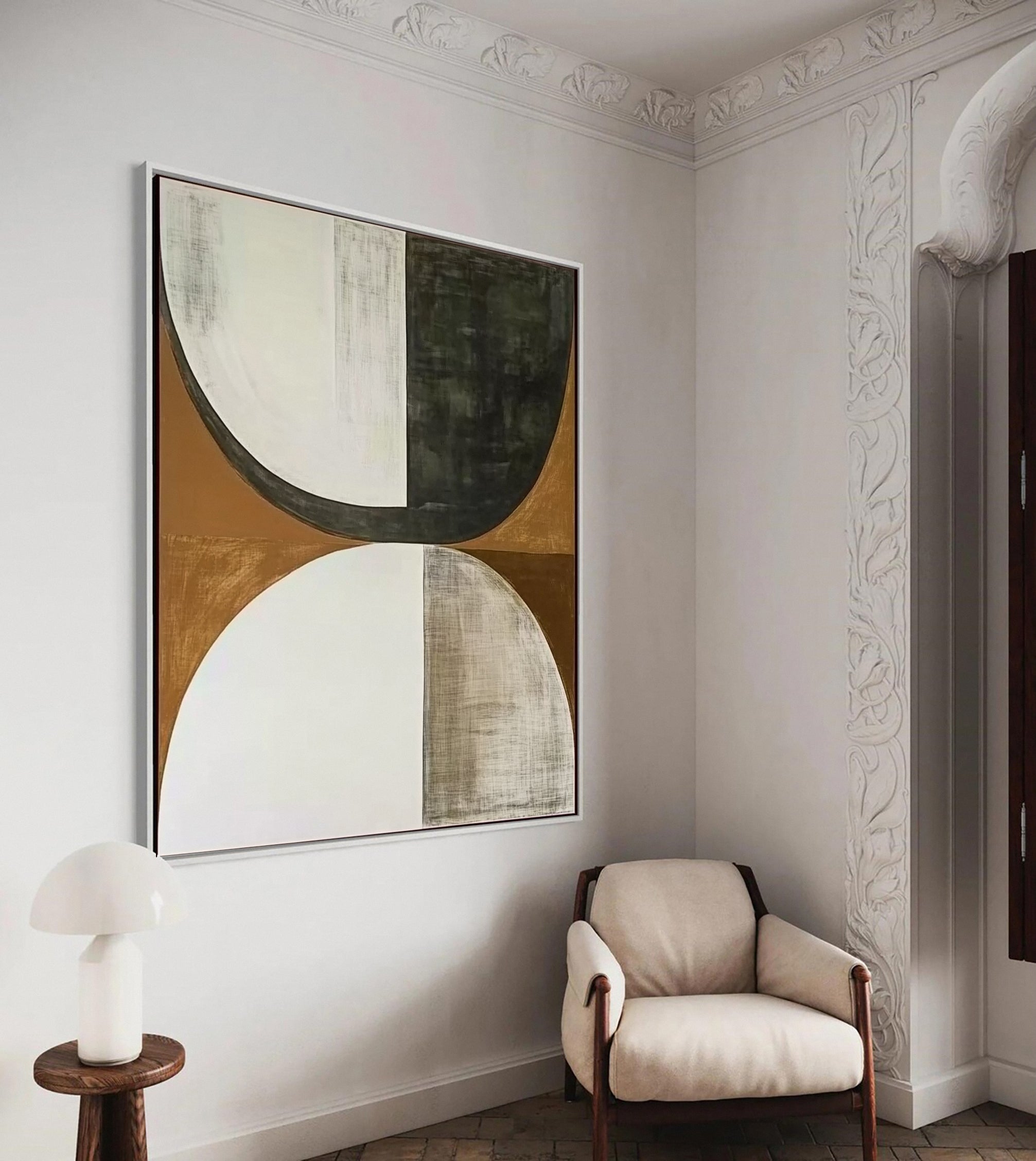 Modern Abstract Geometric Wabi Sabi Wall Art #MMA 141