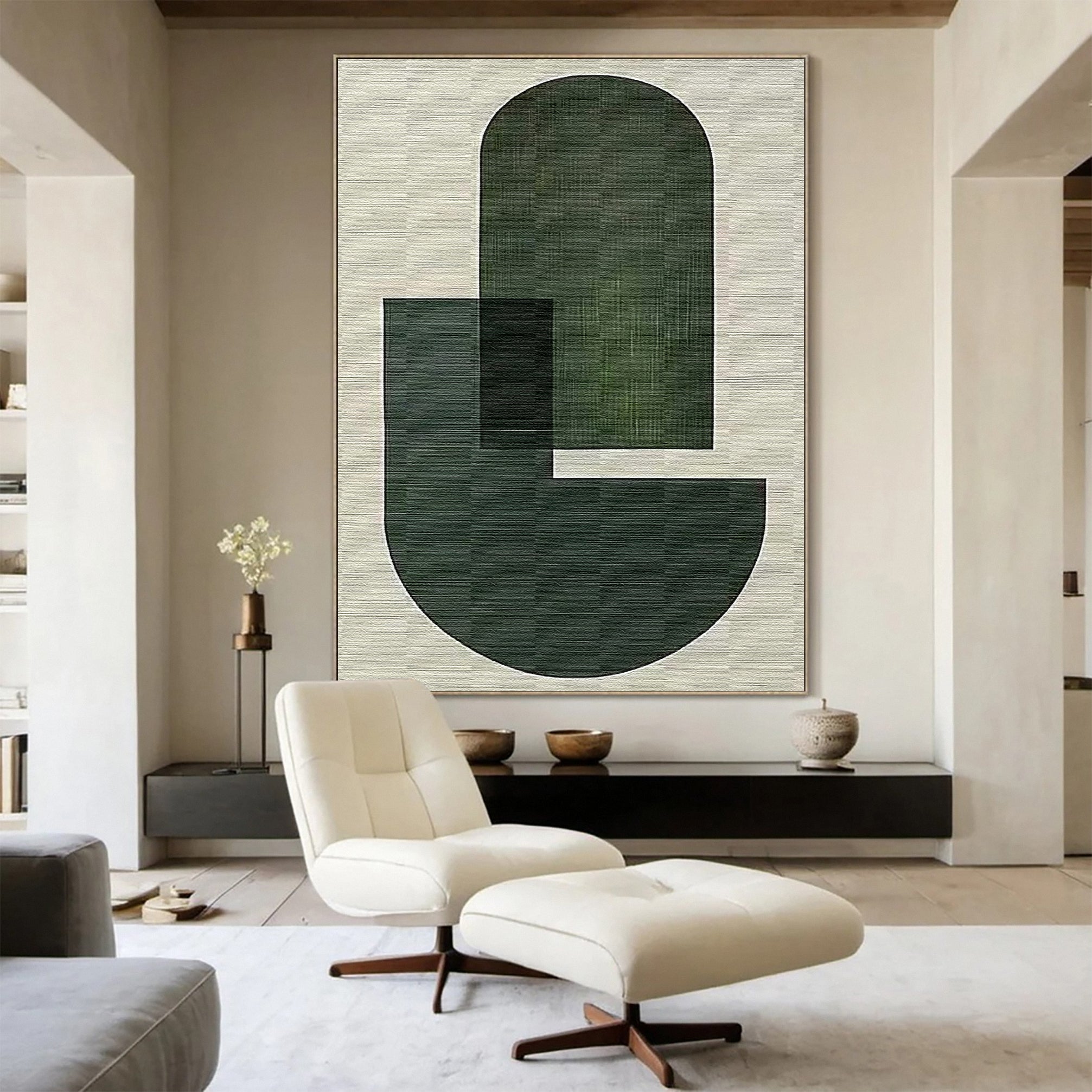 Modern Abstract Geometric Wabi Sabi Wall Art #MMA 143