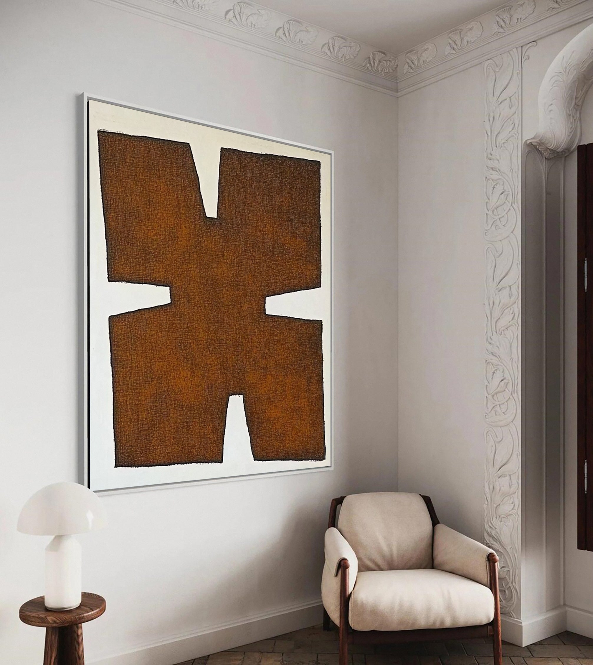 Modern Abstract Geometric Wabi Sabi Wall Art #MMA 144