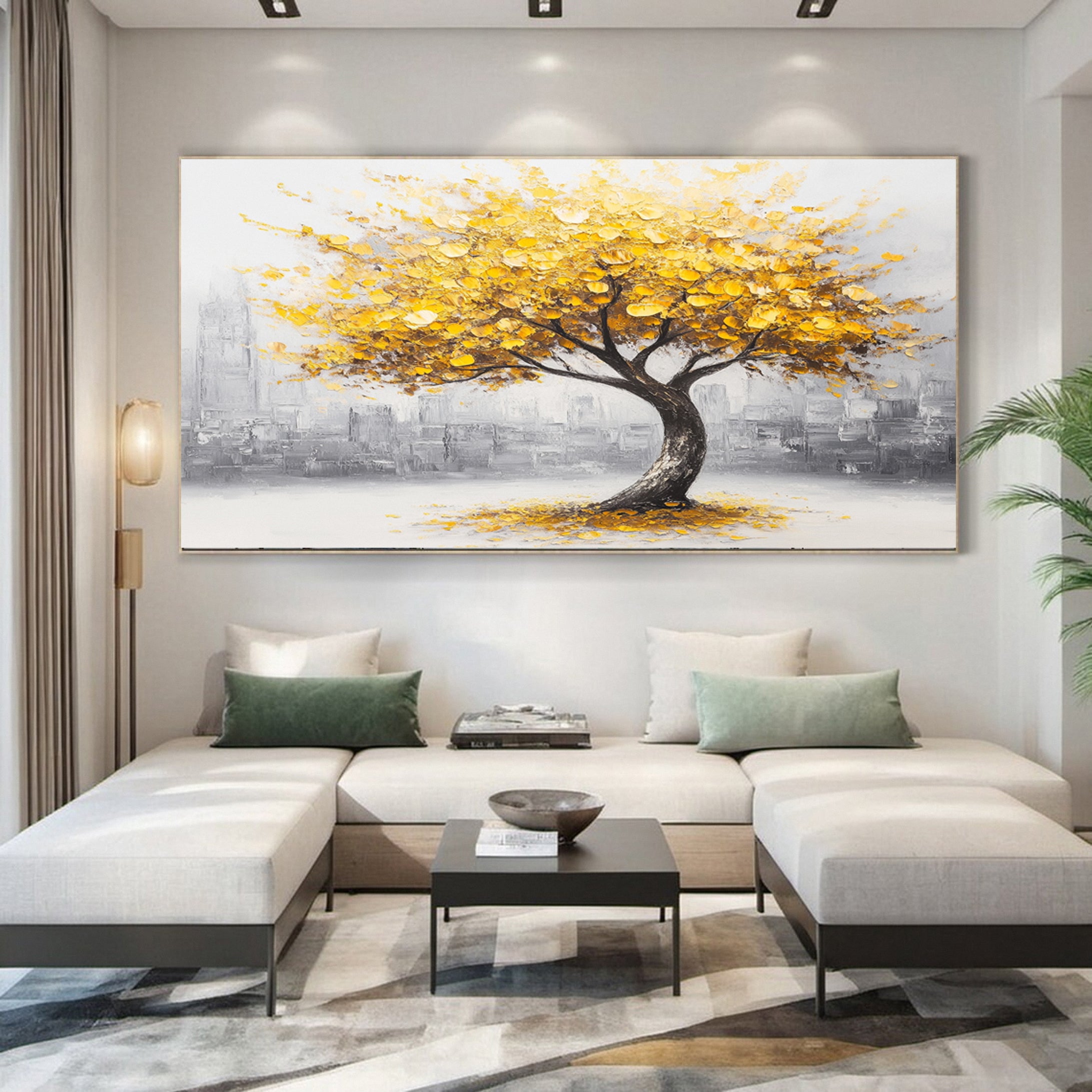 Modern Large Colorful Tree Wall Art #FT 033