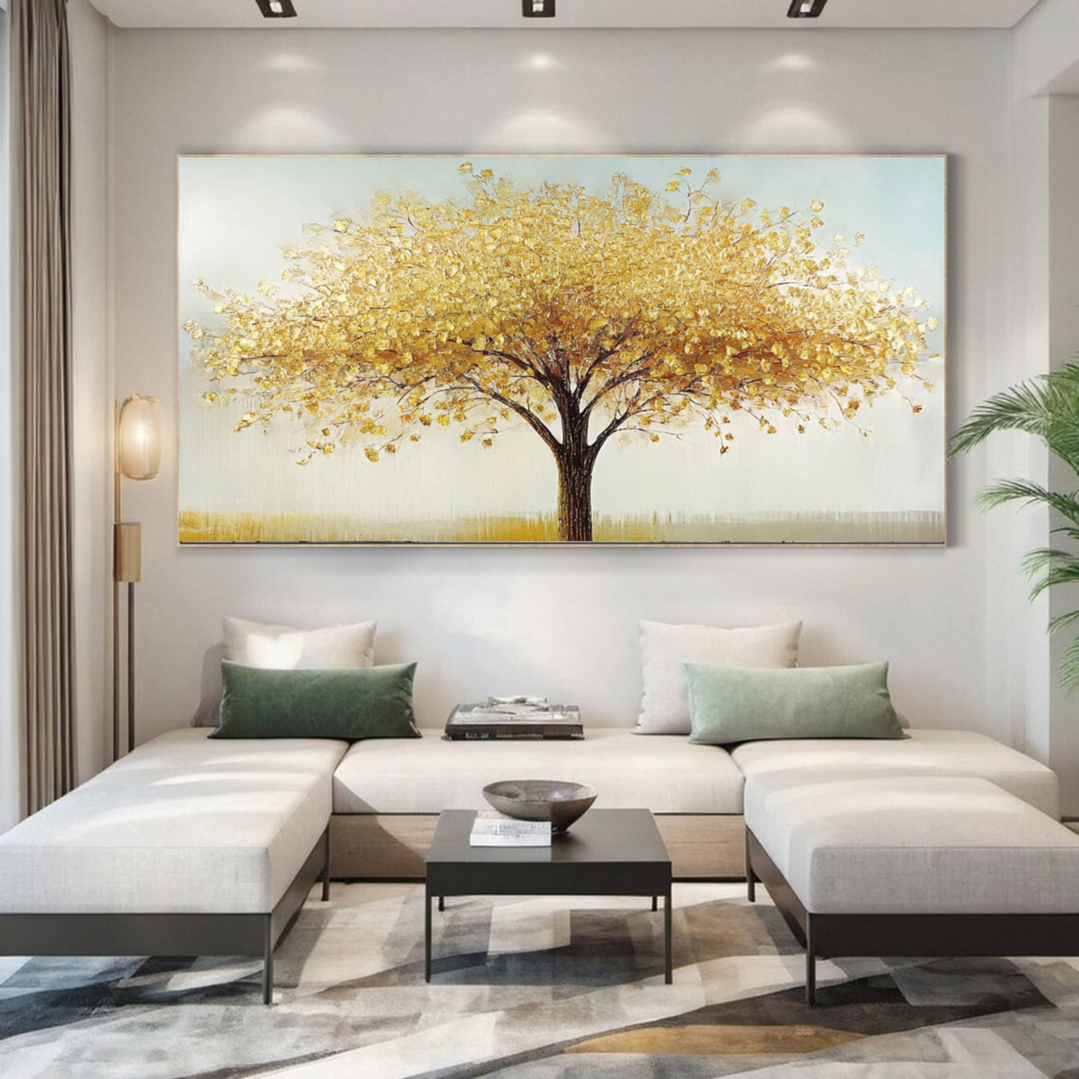 Modern Large Colorful Tree Wall Art #FT 030