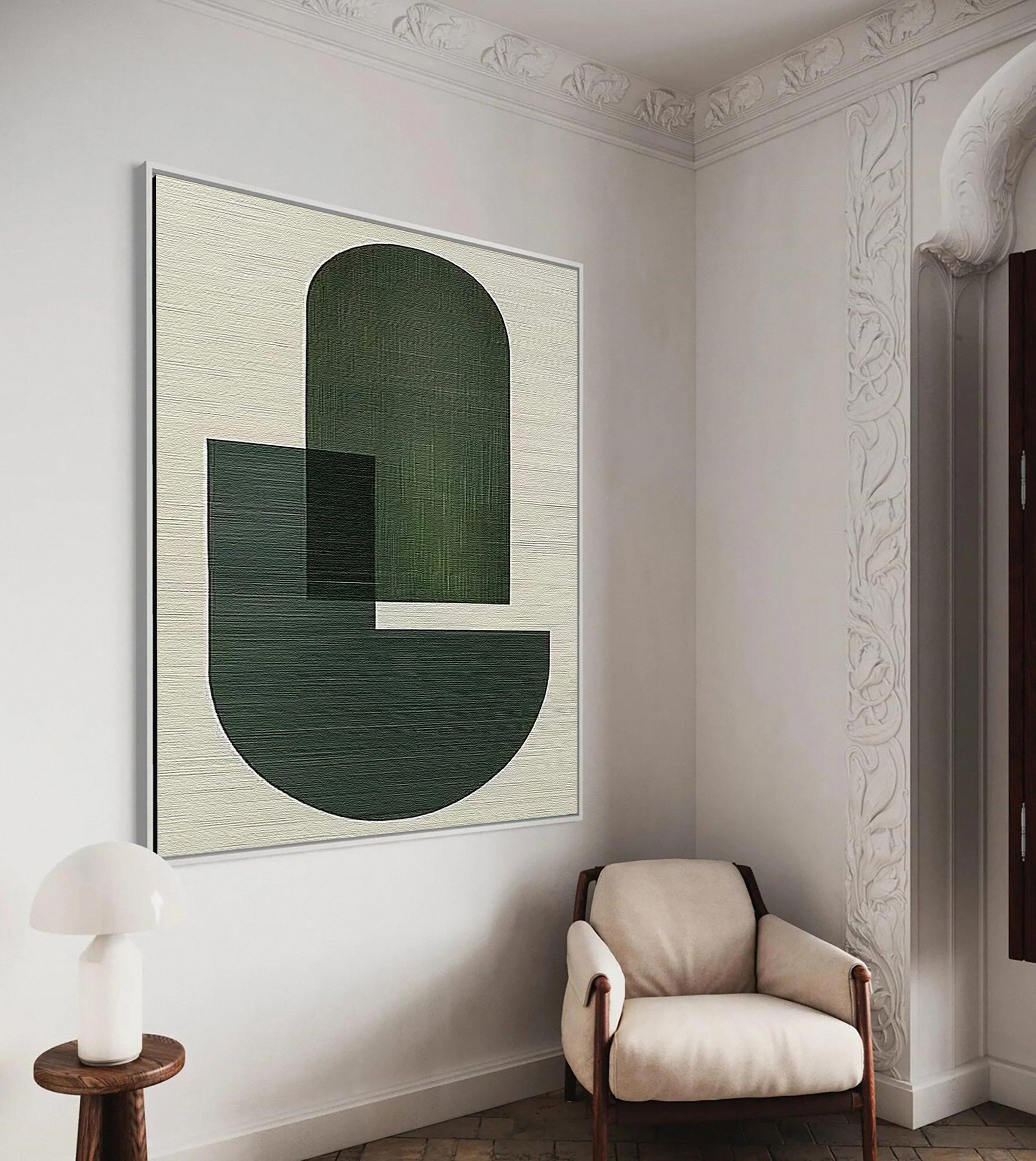 Modern Abstract Geometric Wabi Sabi Wall Art #MMA 143