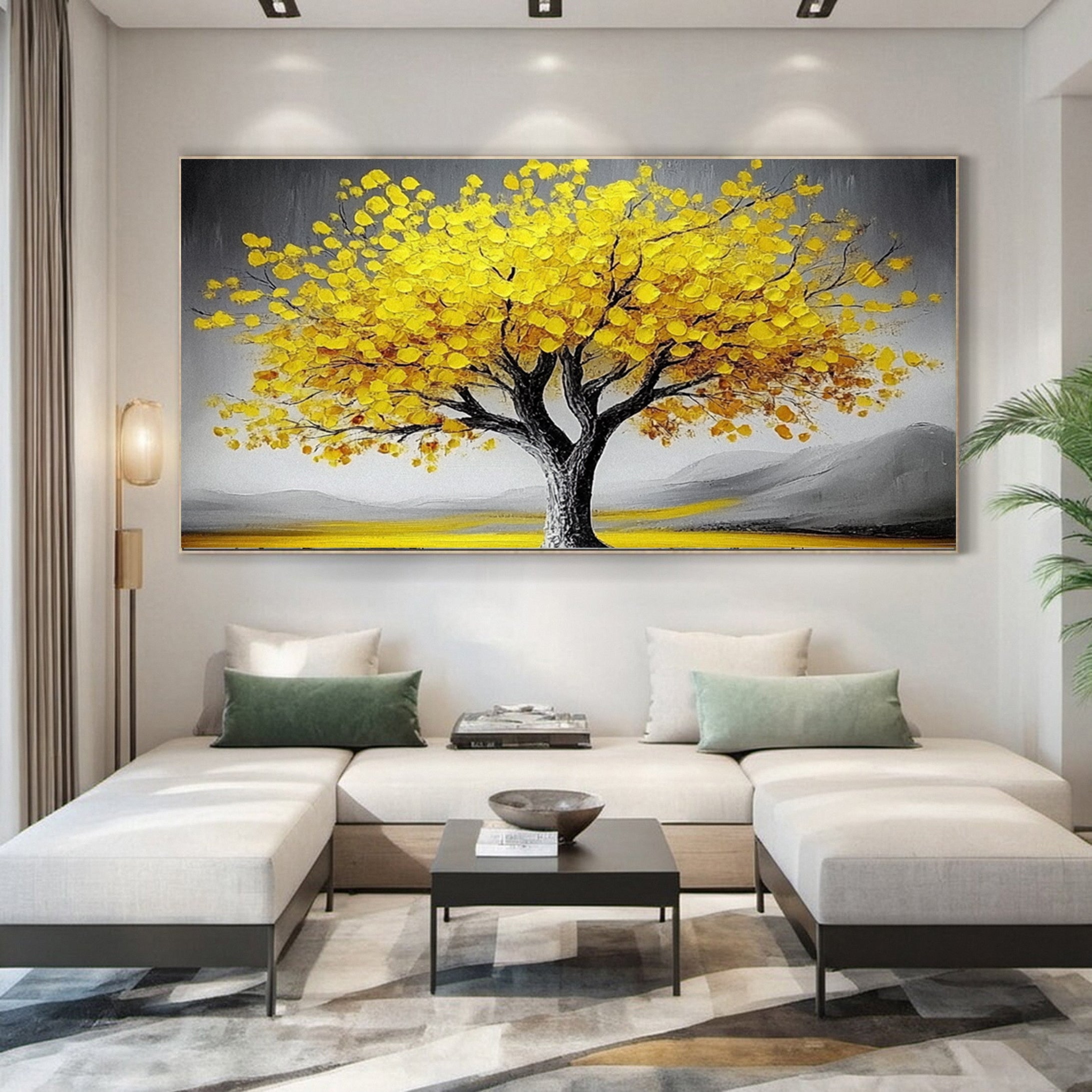 Modern Large Colorful Tree Wall Art #FT 029