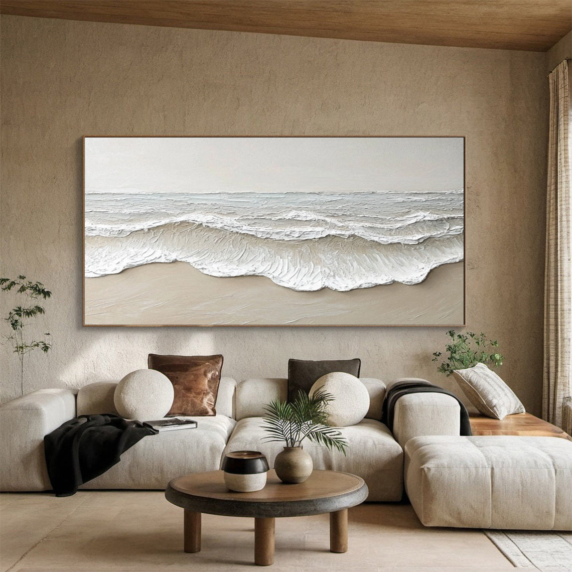 Large Textured Ocean Waves | KeiraArt #AG 191