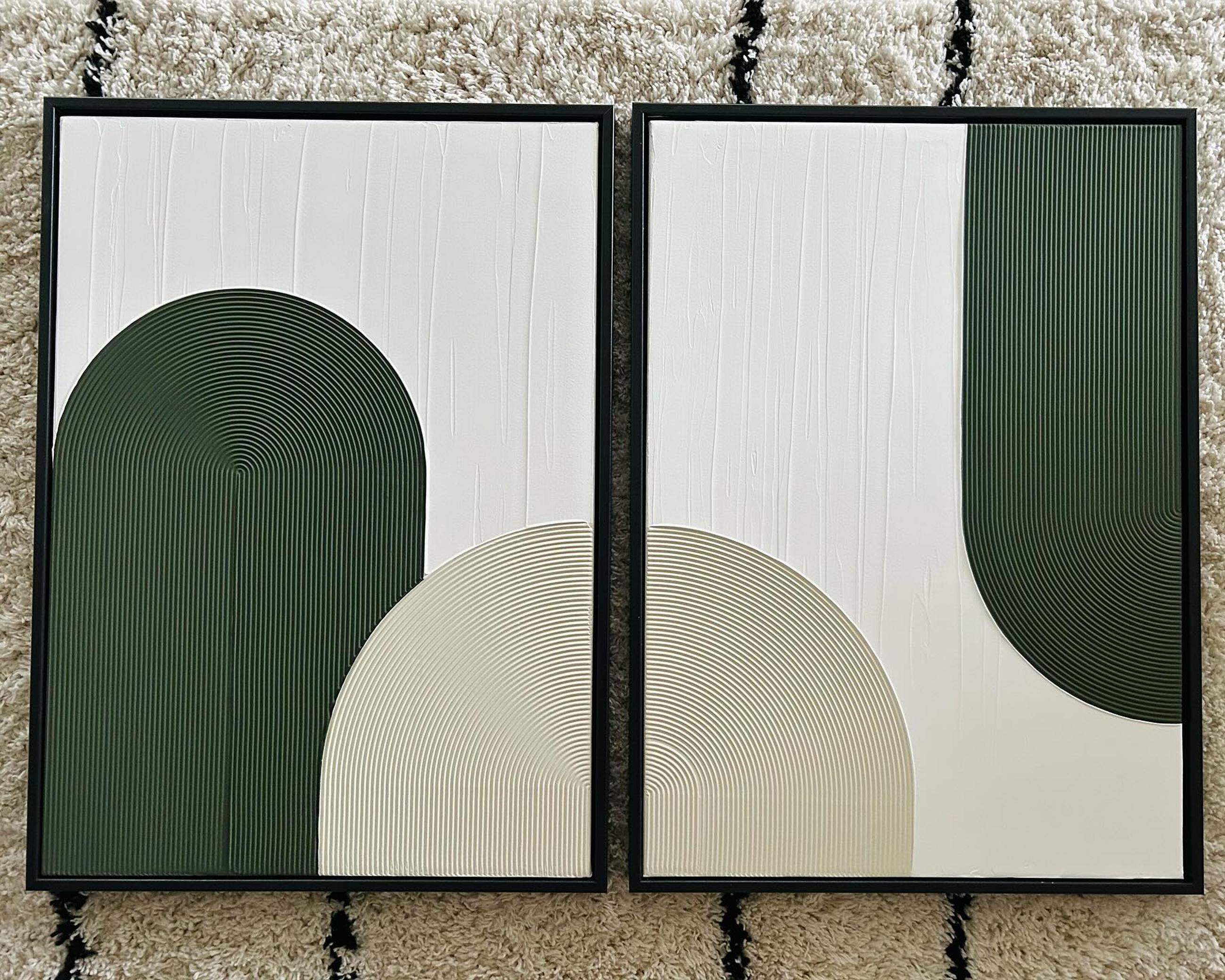 Modern Minimalist Art Set Of 2 #MMAS 045